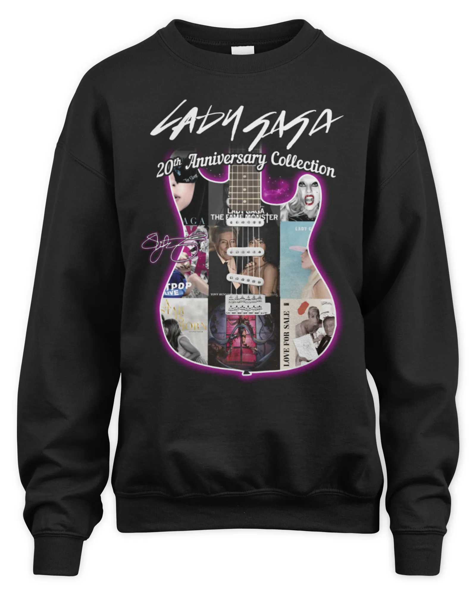 Sweatshirt Lady Gaga The Fame Monster 20th Anniversary Collection Signature, Premium Sweaer