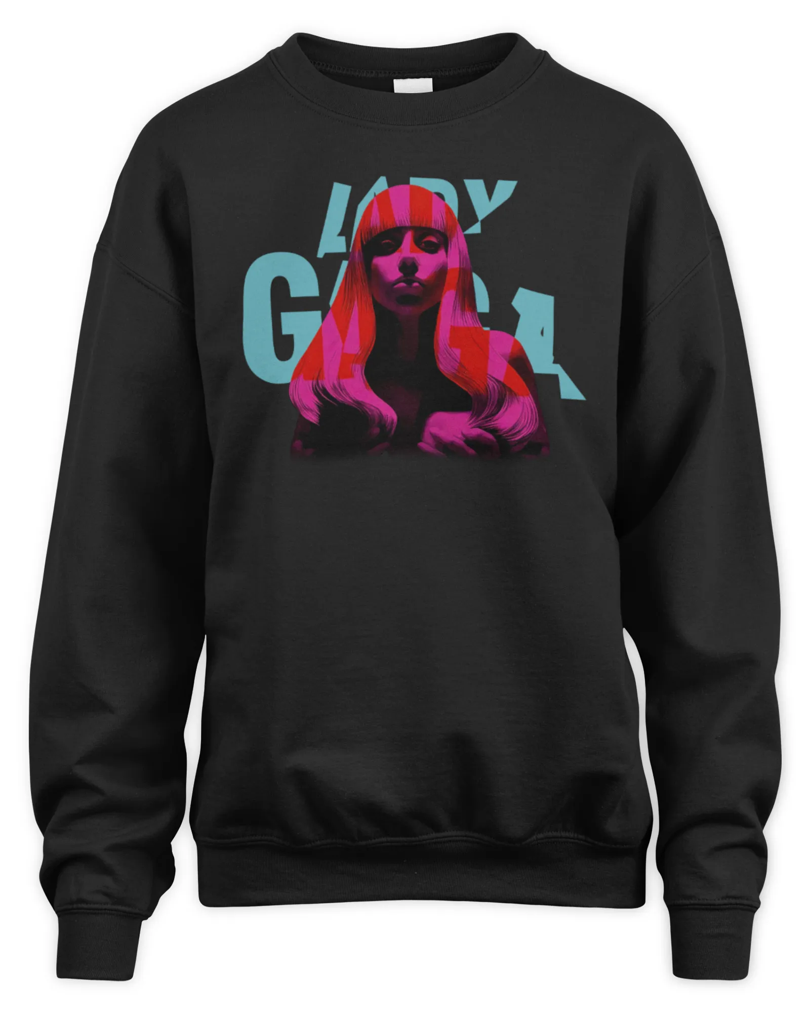 Sweatshirt Lady Gaga Store Artpop Photo Warp Black Merch, Premium Sweaer