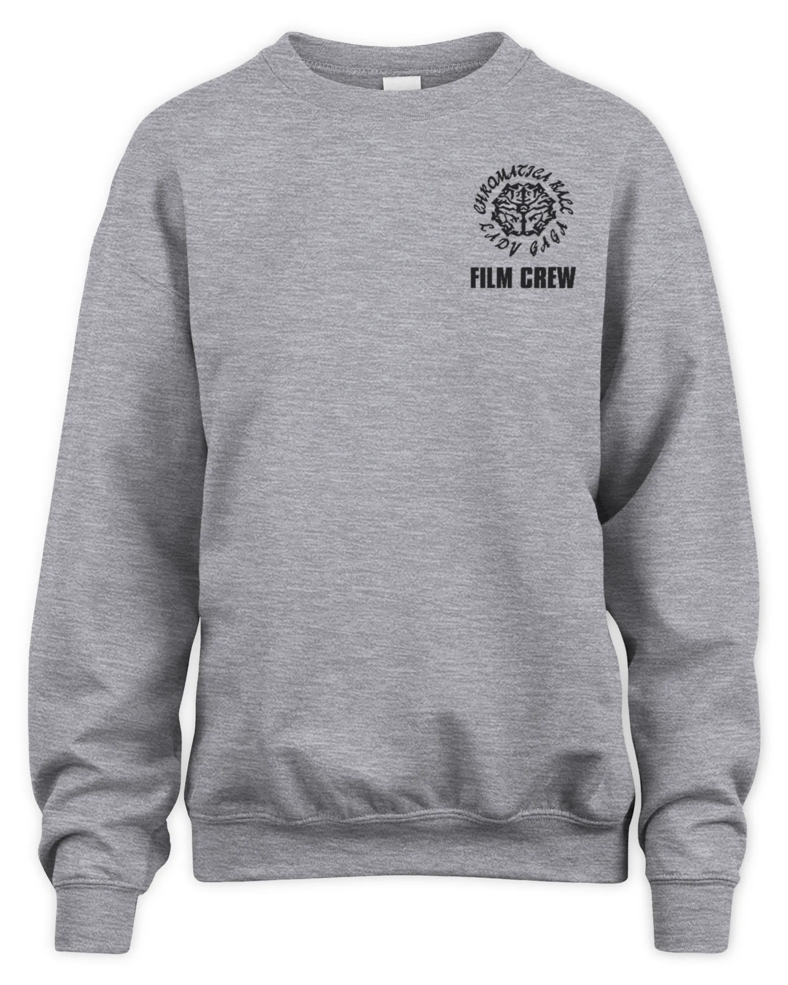 Sweatshirt Lady Gaga Merch Chromatica Ball Film Crew Official, Premium Sweaer