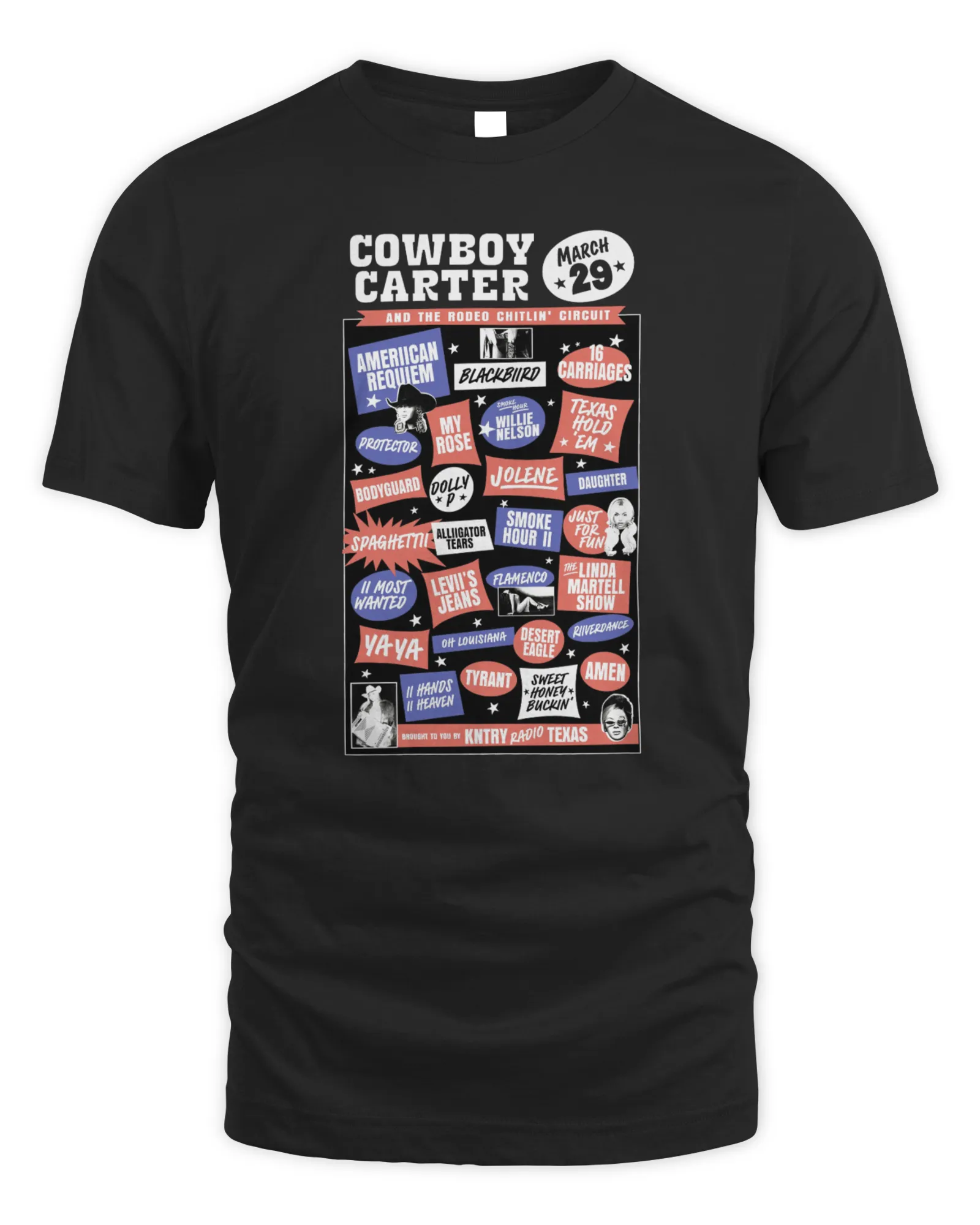 T-Shirt Beyonce Merch March 29 Cowboy Carter And The Rodeo Chitlin' Circuit 2024
