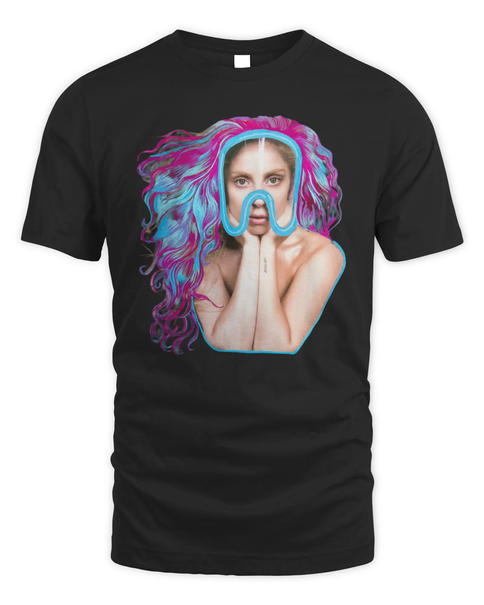 T-Shirt Lady Gaga Store ARTPOP Marker Collage Mask