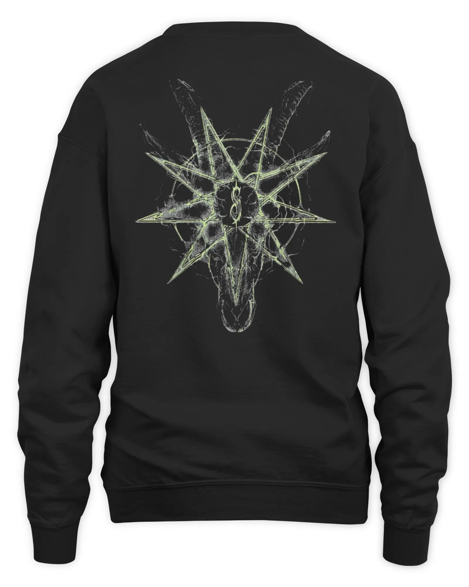 Sweatshirt Slipknot Glow In The Dark Goat Long Sleeve, Premium Sweaer