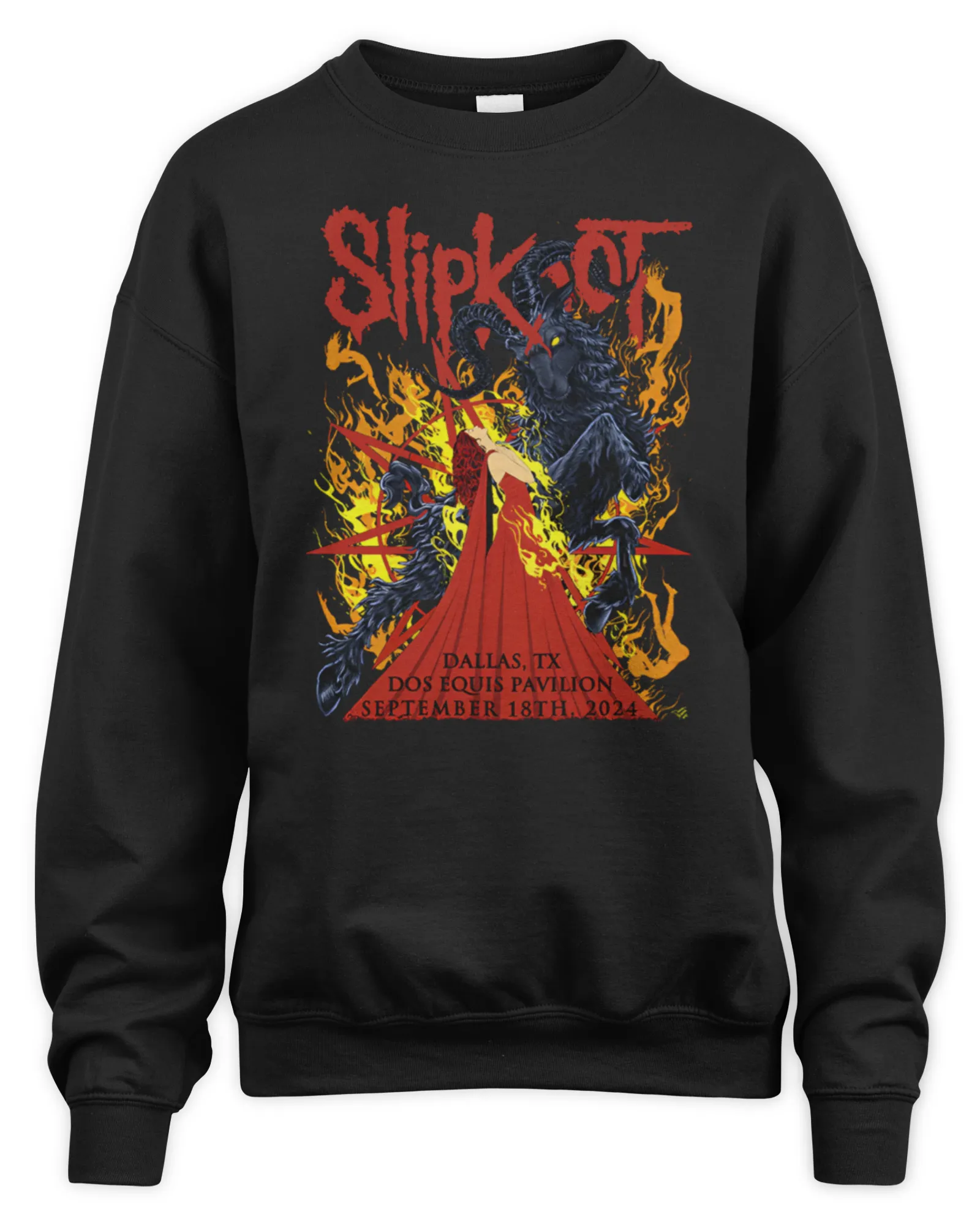 Sweatshirt 2024 Tour Dallas Slipknot Merch, Premium Sweaer