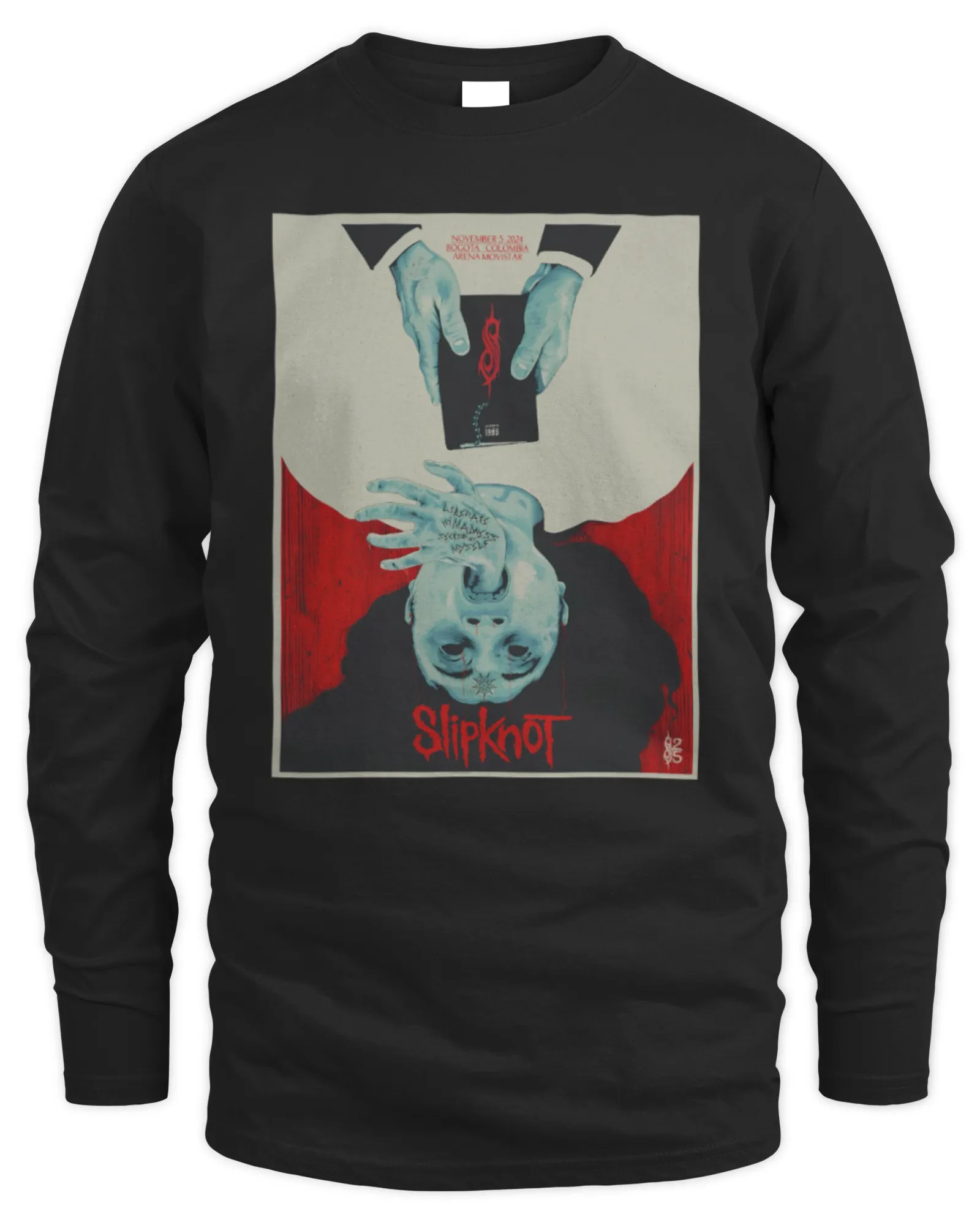 Sweatshirt Official Slipknot Movistar Arena Bogota, Colombia Nov 5 2024, Premium Sweaer