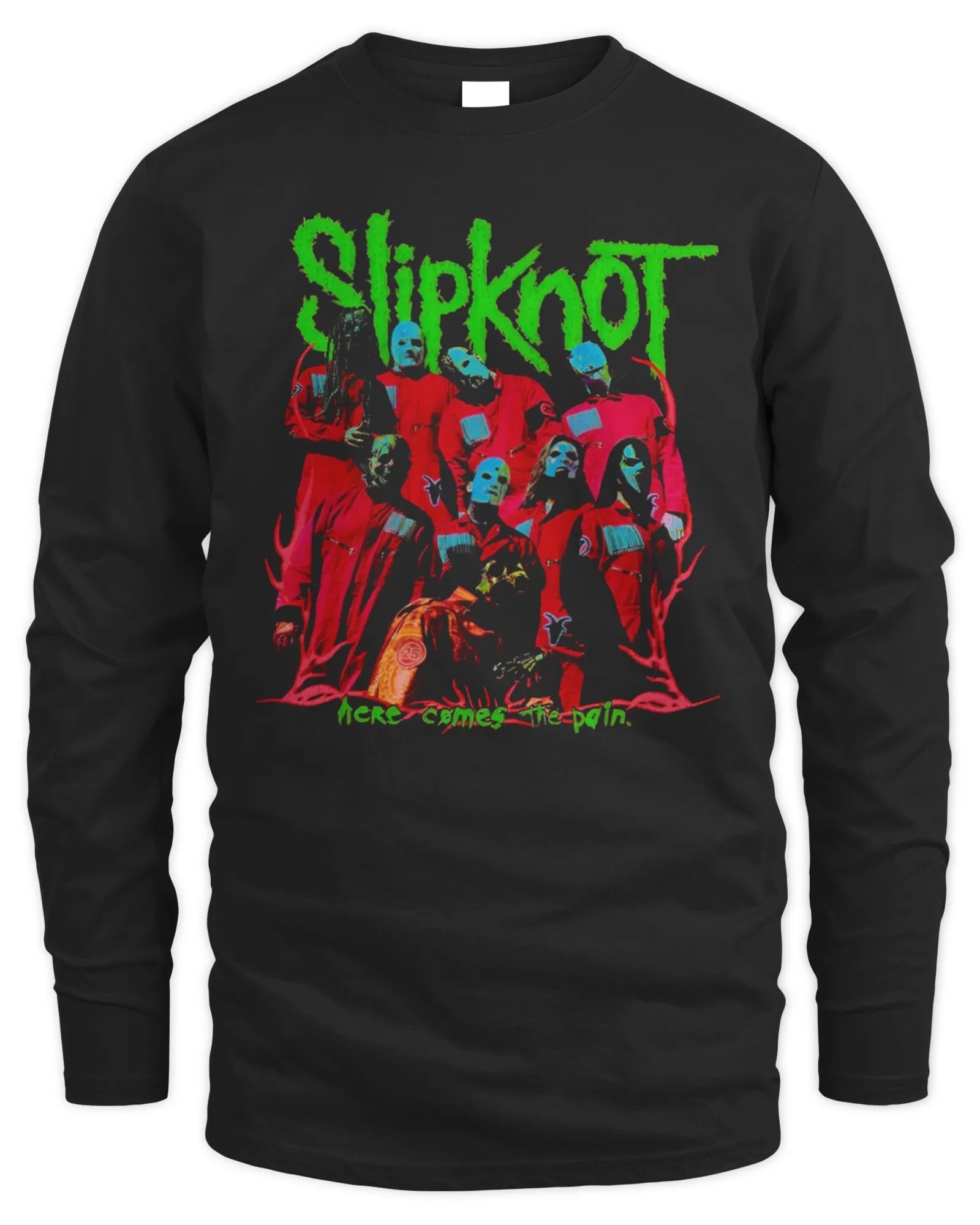 Sweatshirt Slipknot Official Clothing Here Comes The Pain Photo 2024, Premium Sweaer