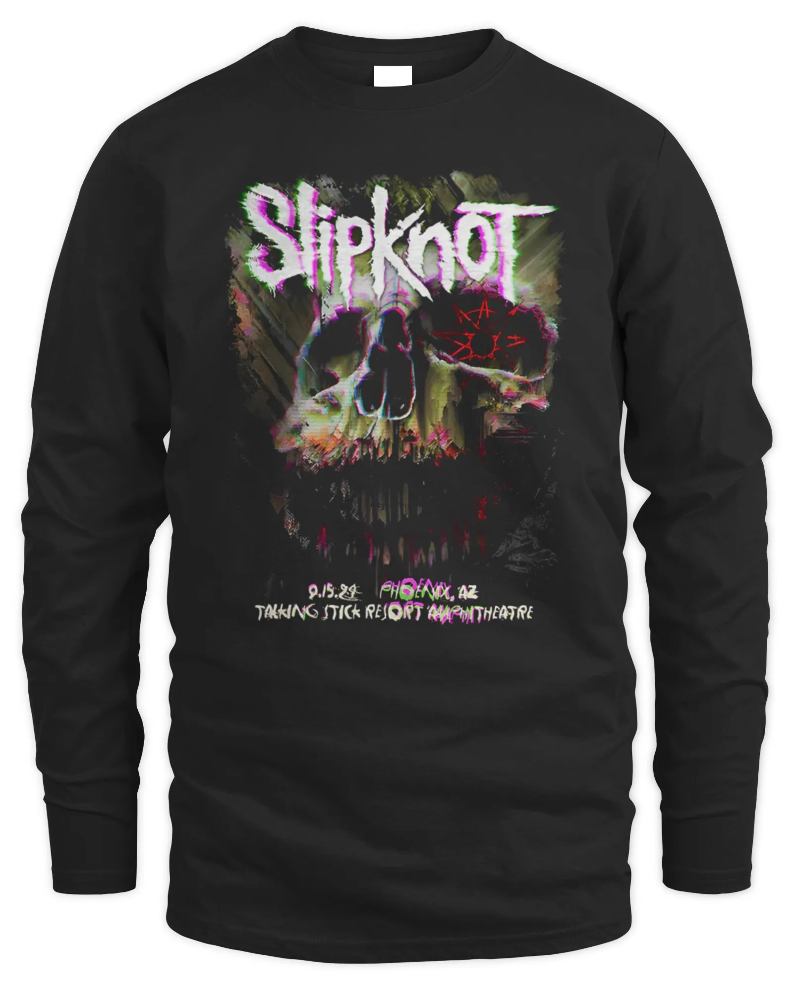 Sweatshirt Slipknot Merch Sep 15 Tour 2024 Phoenix Az Talking Stick Resort Amphitheatre, Premium Sweaer