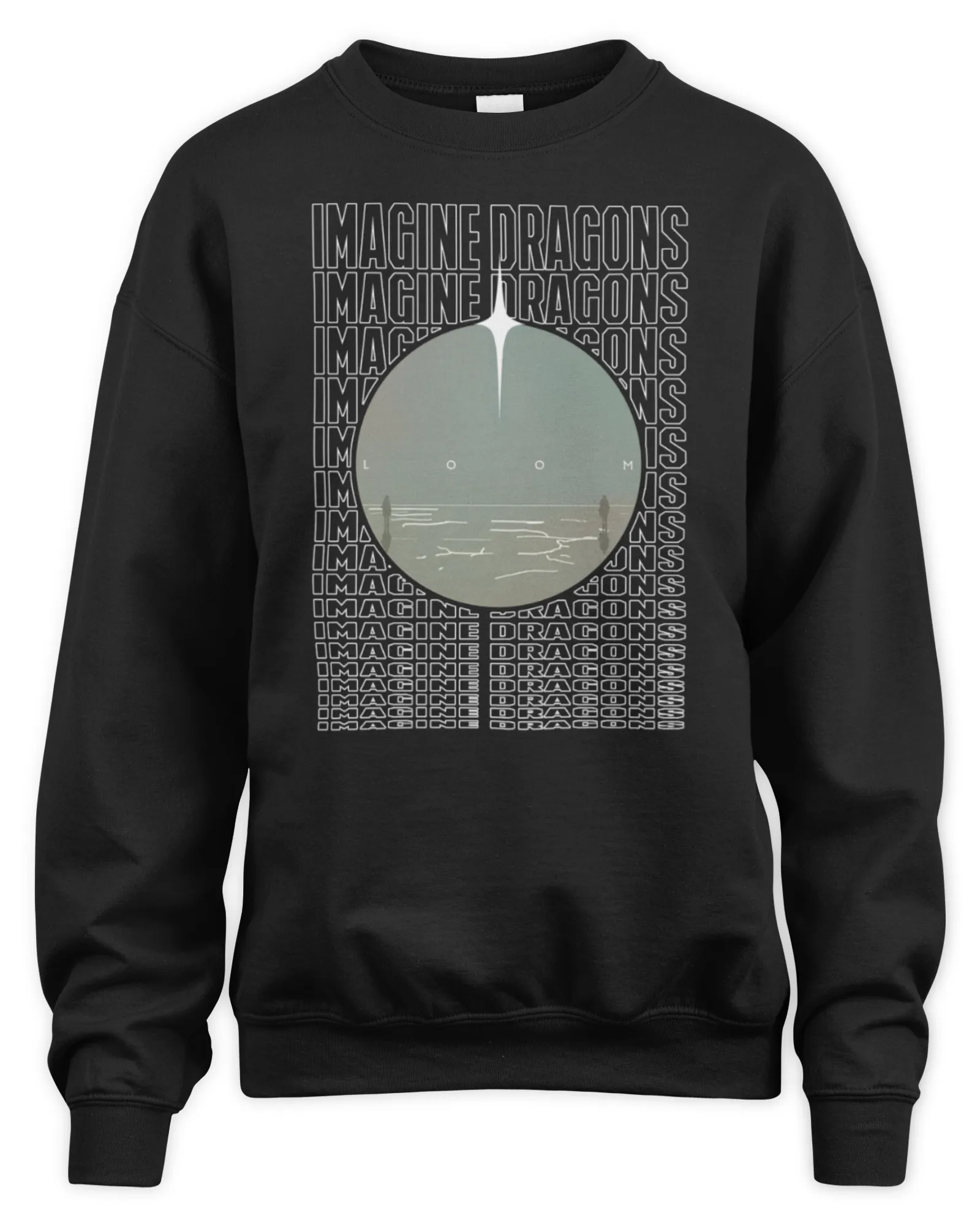 Sweatshirt Imagine Dragons Loom Globe Official Clothing, Premium Sweaer