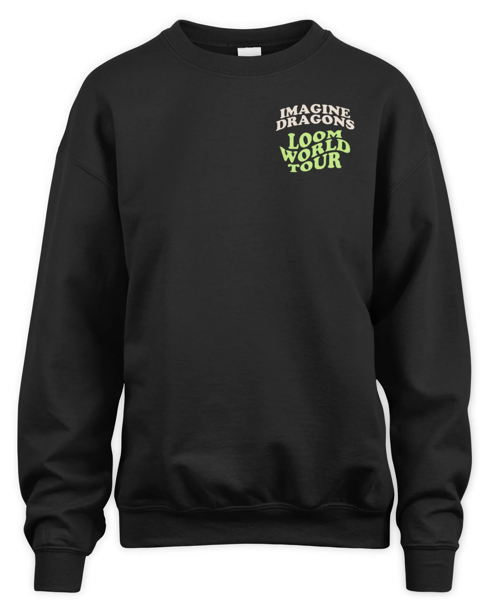 Sweatshirt Imagine Dragons Merch Black Cartoon Dragon Official, Premium Sweaer