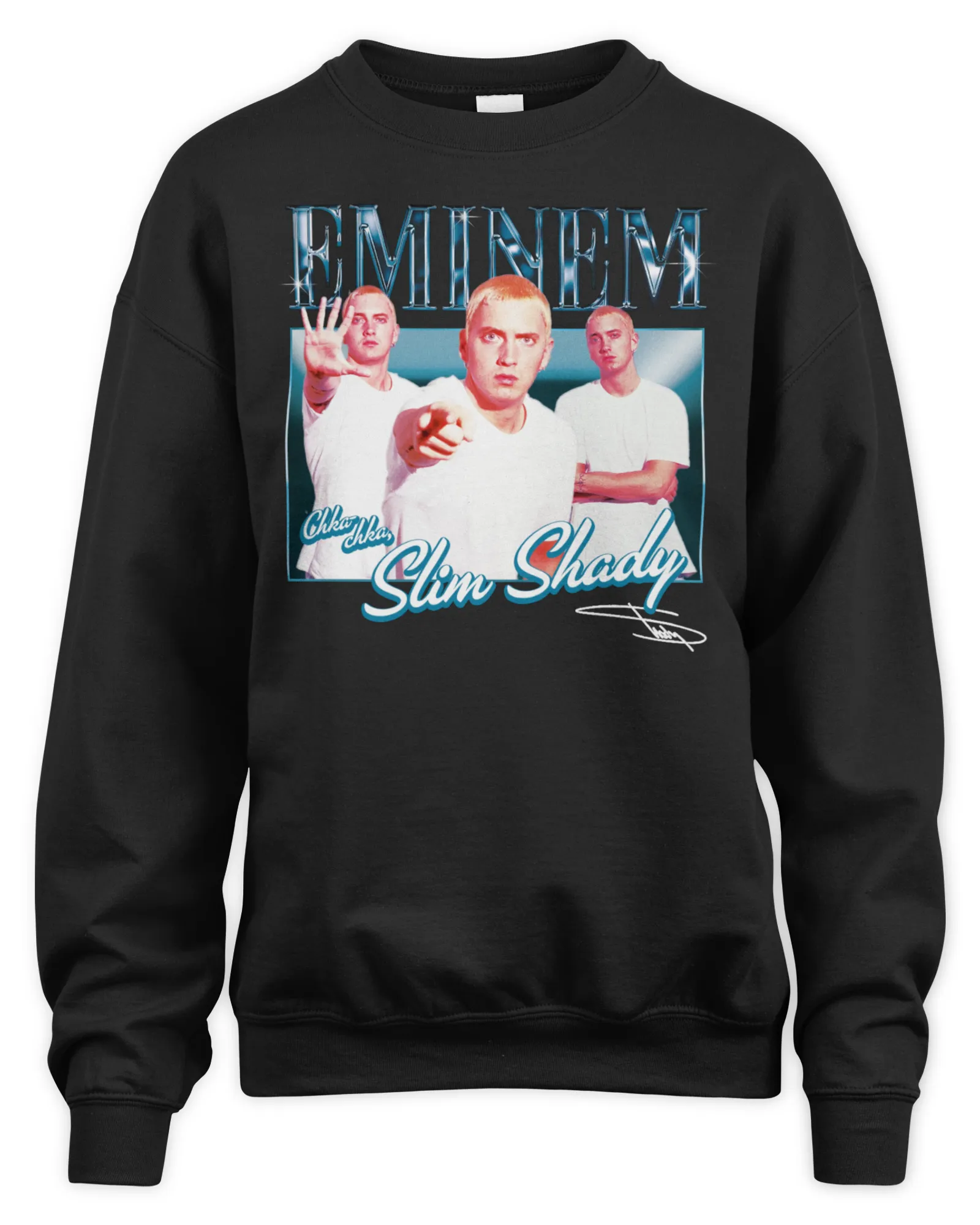 Sweatshirt Merch Eminem Slim Shady Chka Chka, Premium Sweaer