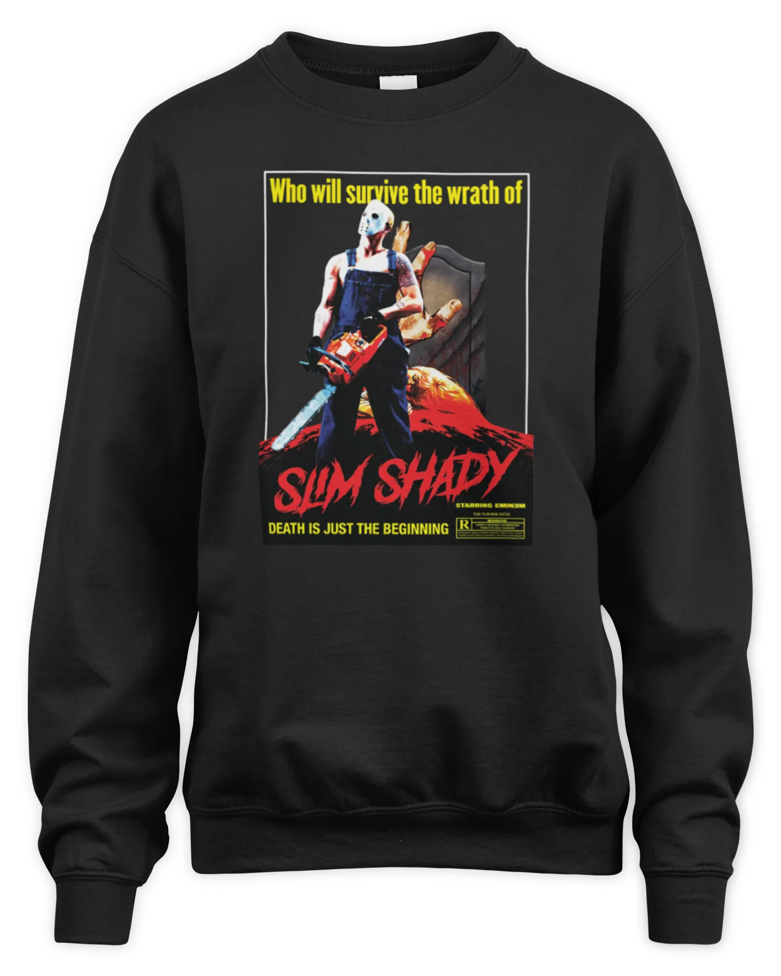 Sweatshirt Eminem Merch Death Is Just The Beginning T-, Premium Sweaer