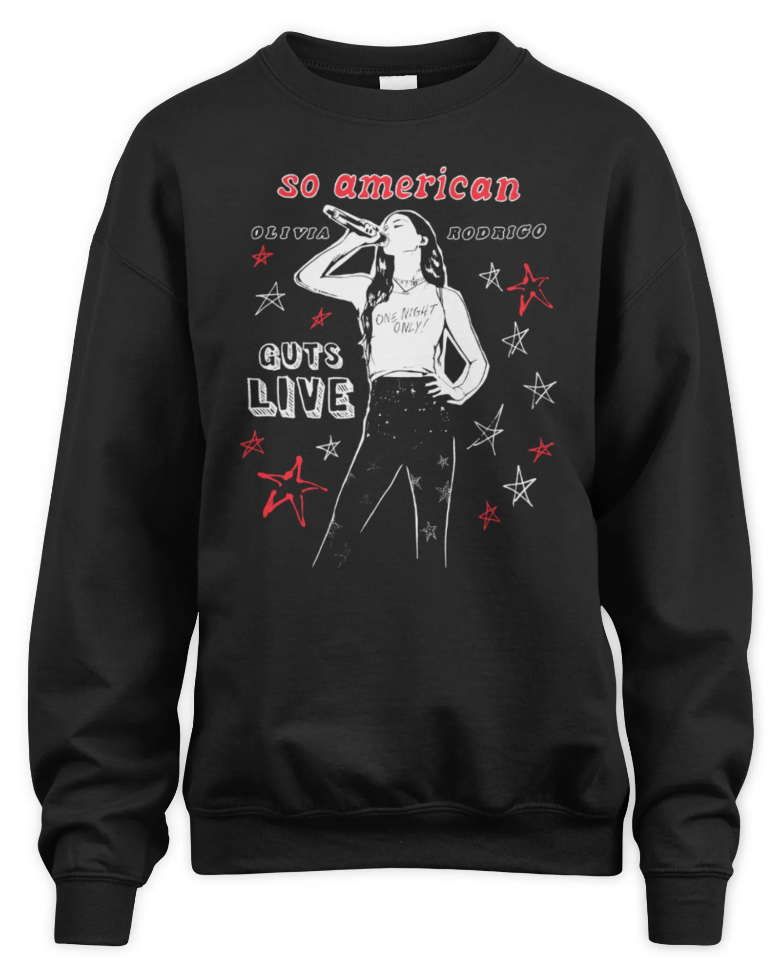 Sweatshirt Olivia Rodrigo So American, Premium Sweaer