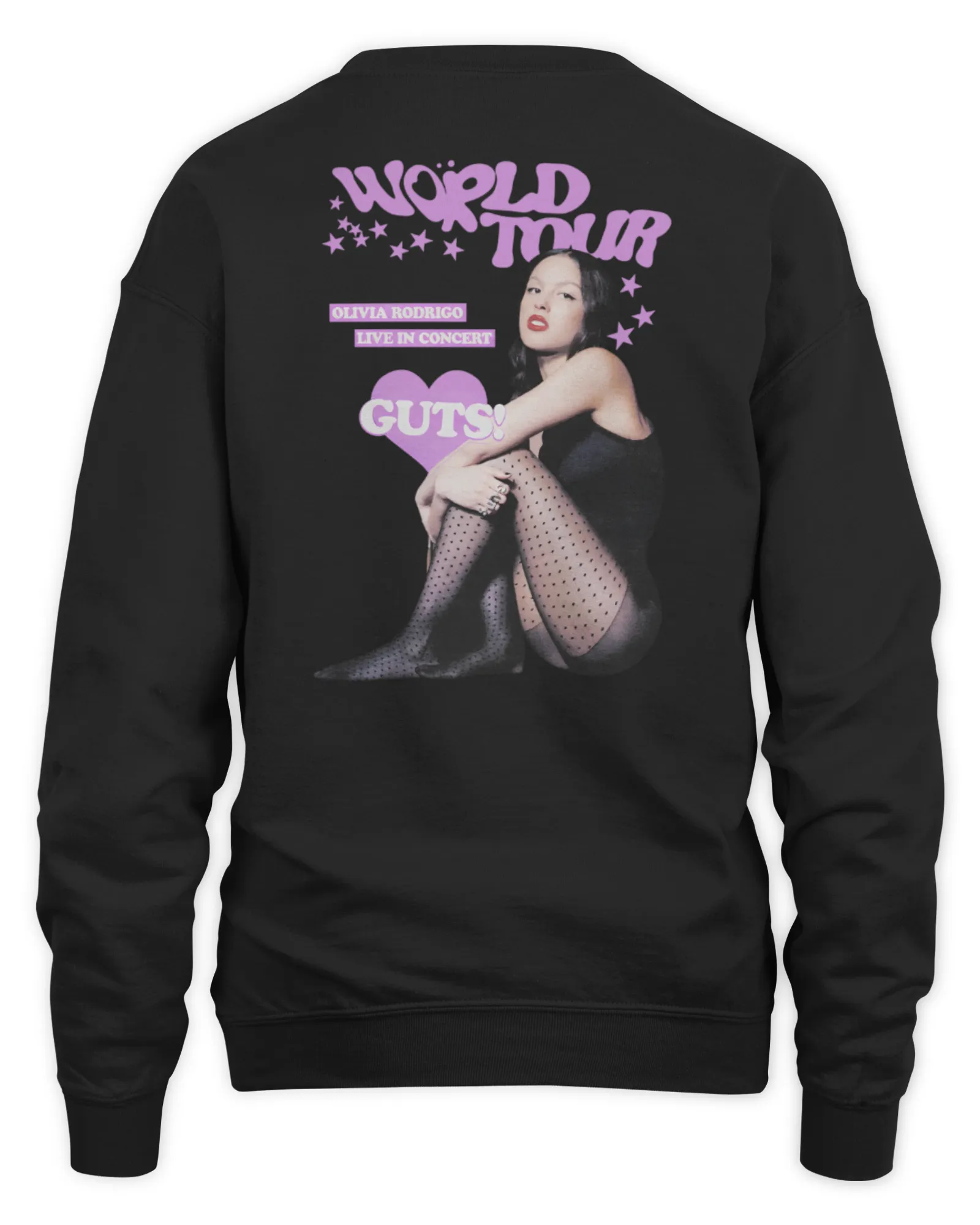 Sweatshirt Official Olivia Rodrigo Guts World Tour Blood Sucker Vampire Personalized, Premium Sweaer