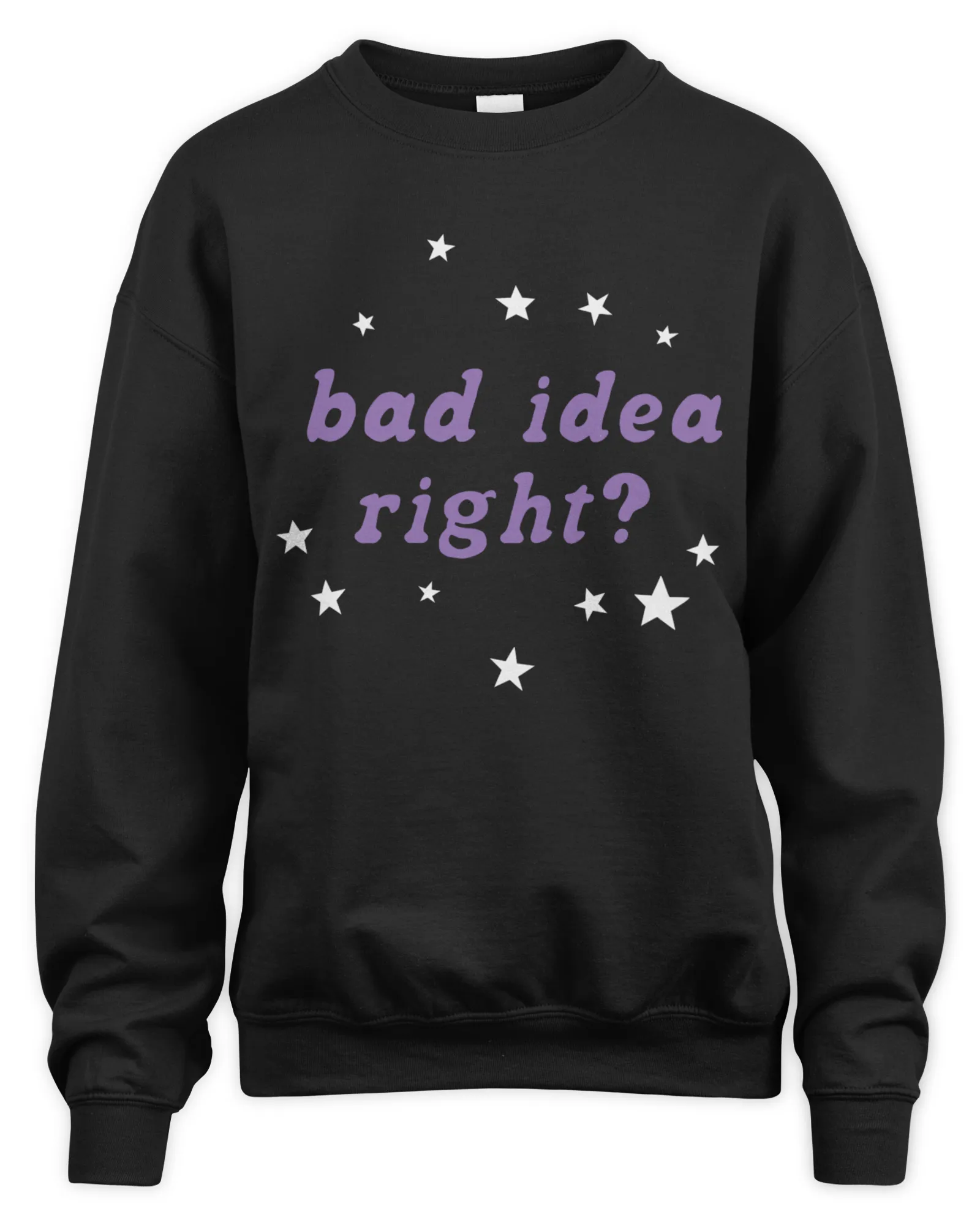 Sweatshirt Olivia Rodrigo Merch Bad Idea Right Star, Premium Sweaer