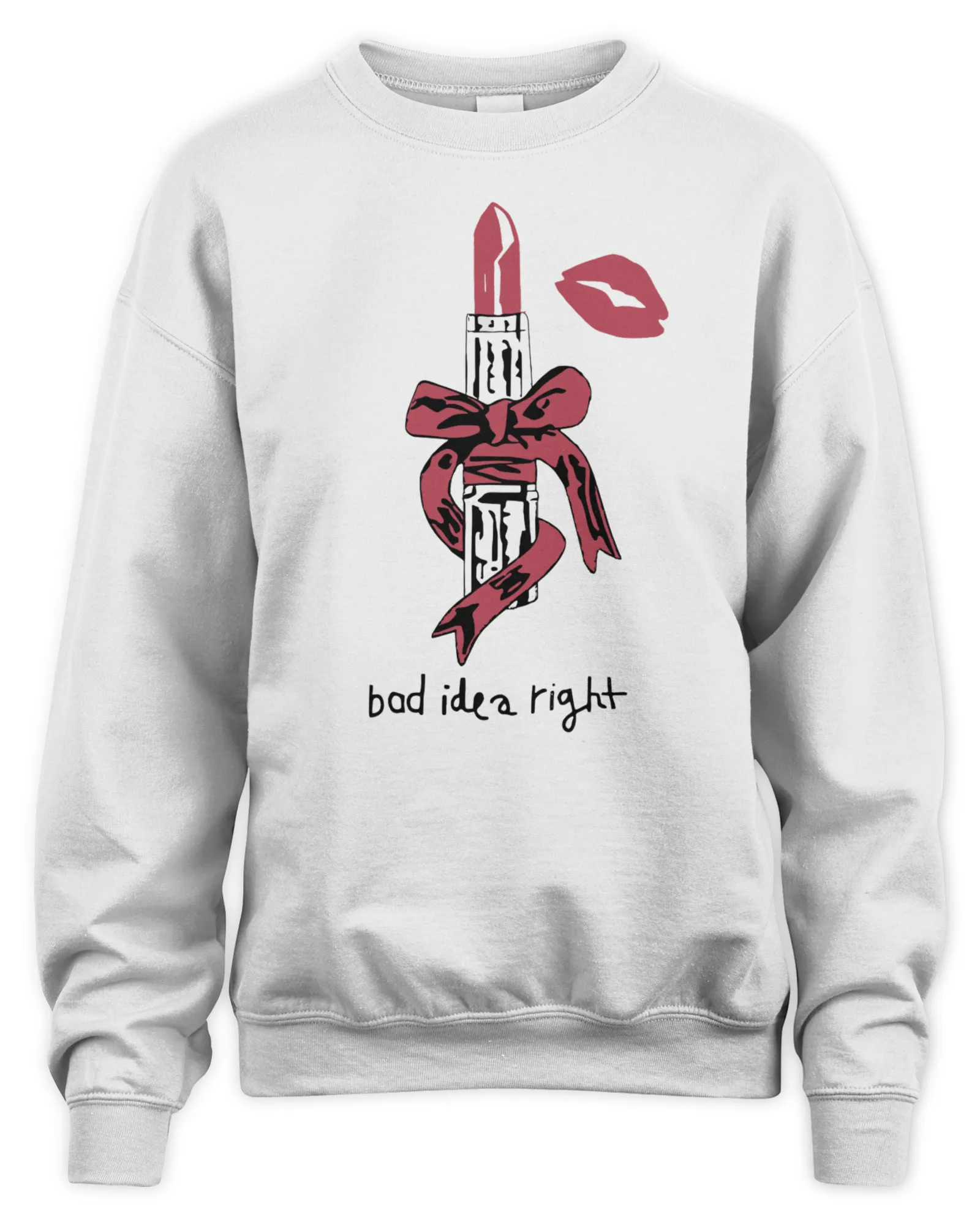 Sweatshirt Guts Gallery Bad Idea Right Lipstick Olivia Rodrigo, Premium Sweaer