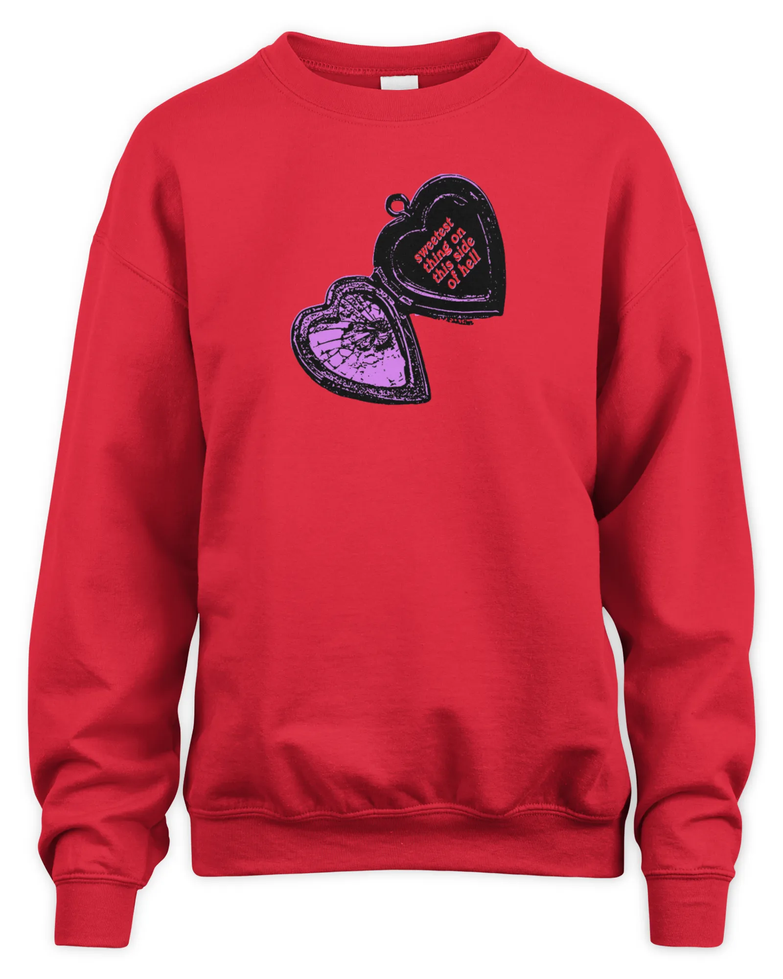 Sweatshirt Olivia Rodrigo Sweetest Thing On This Side Of Hell Crewneck, Premium Sweaer