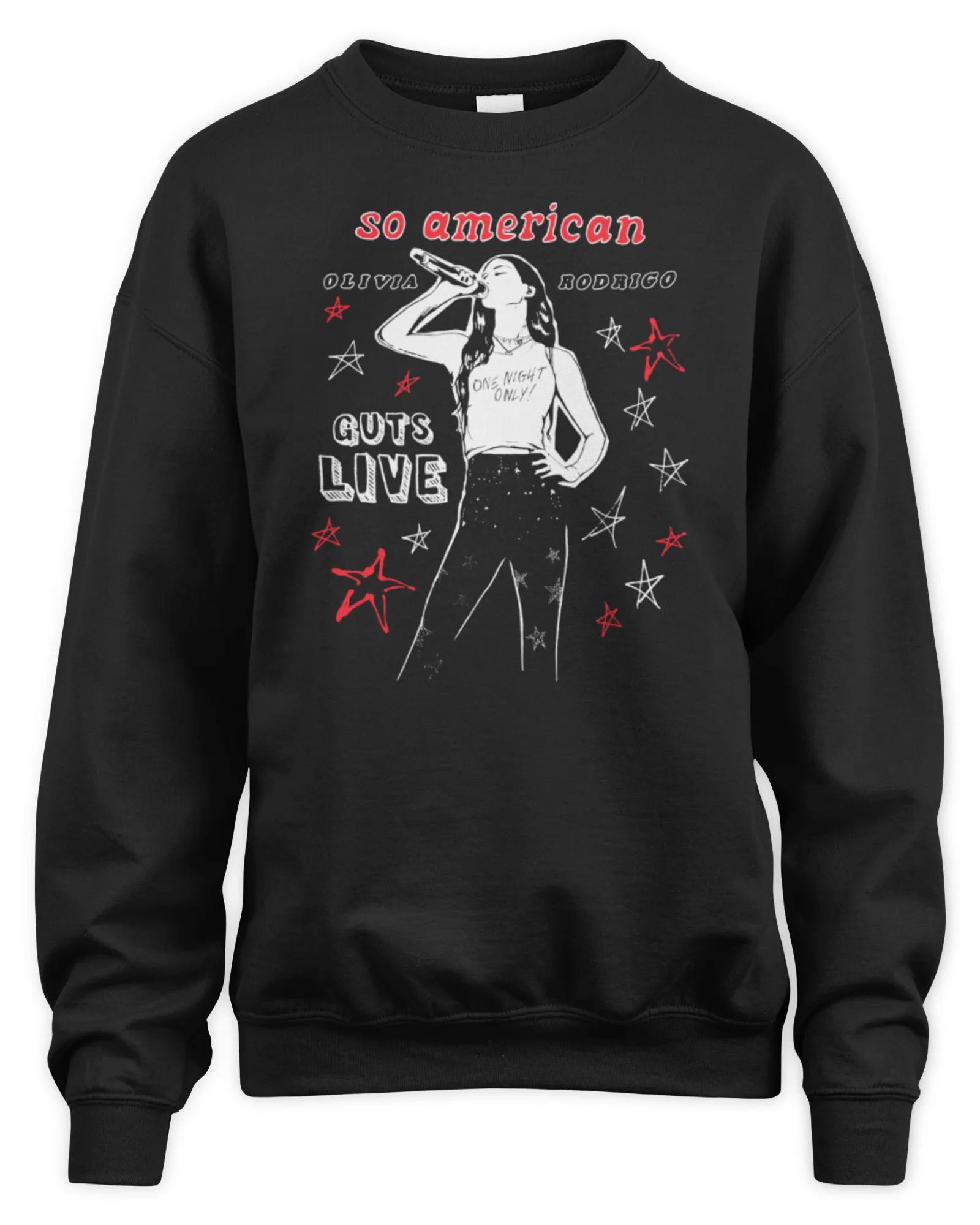 Sweatshirt Olivia Rodrigo So American, Premium Sweaer