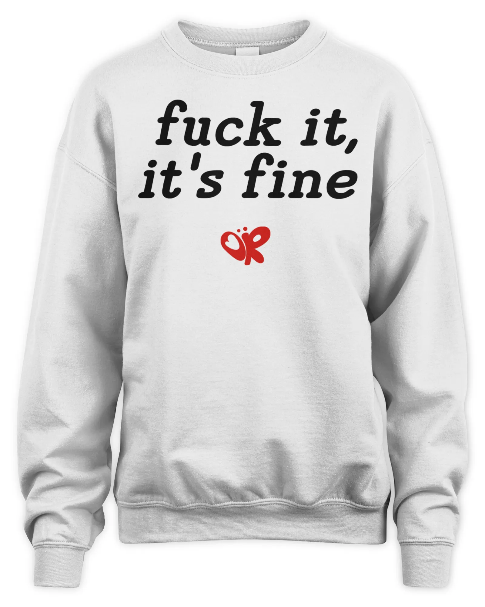 Sweatshirt Official Olivia Rodrigo Merch Hq Guts Gallery Fck It ItS Fine, Premium Sweaer