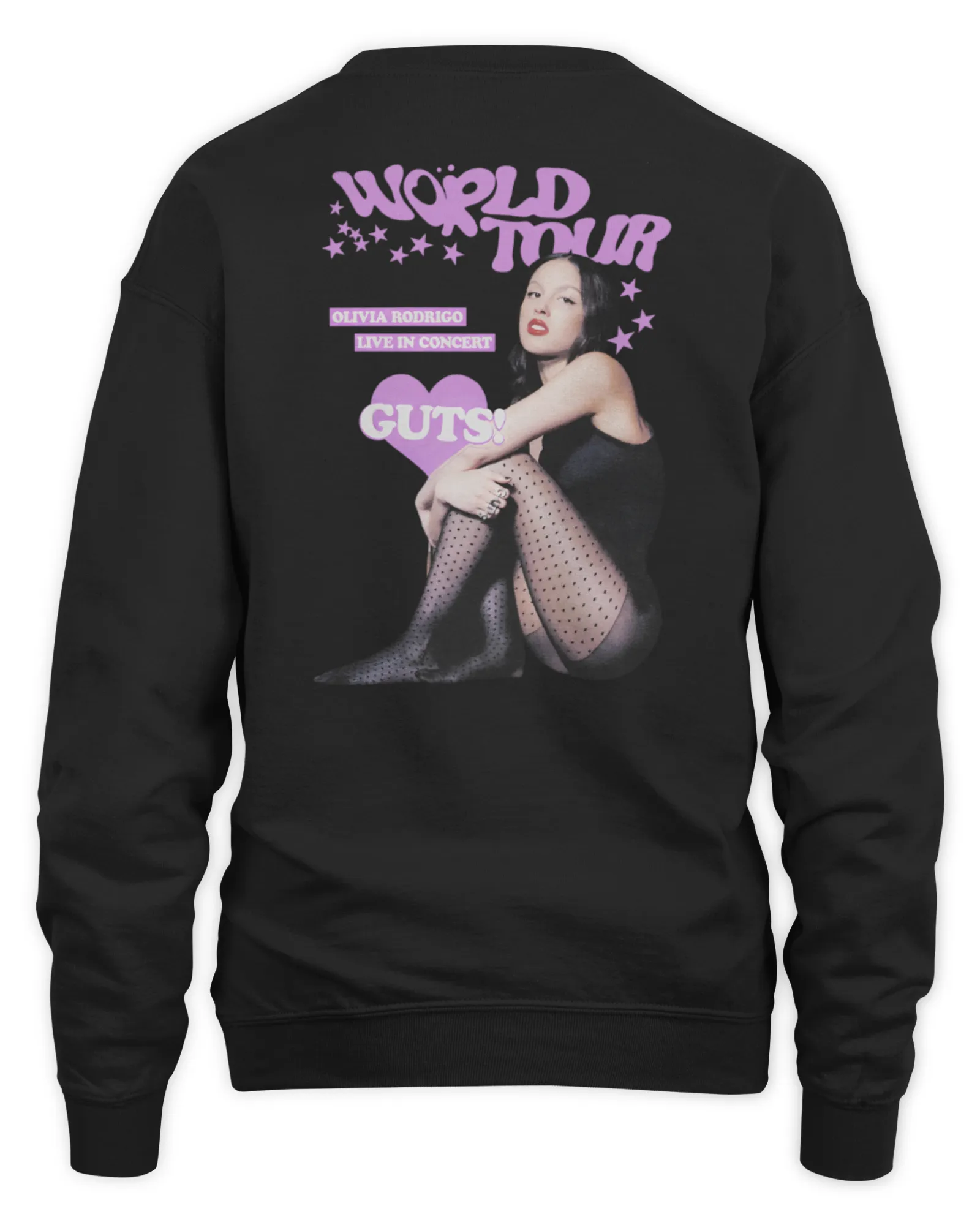 Sweatshirt Olivia Rodrigo Guts World Tour Blood Sucker Vampire Personalized, Premium Sweaer