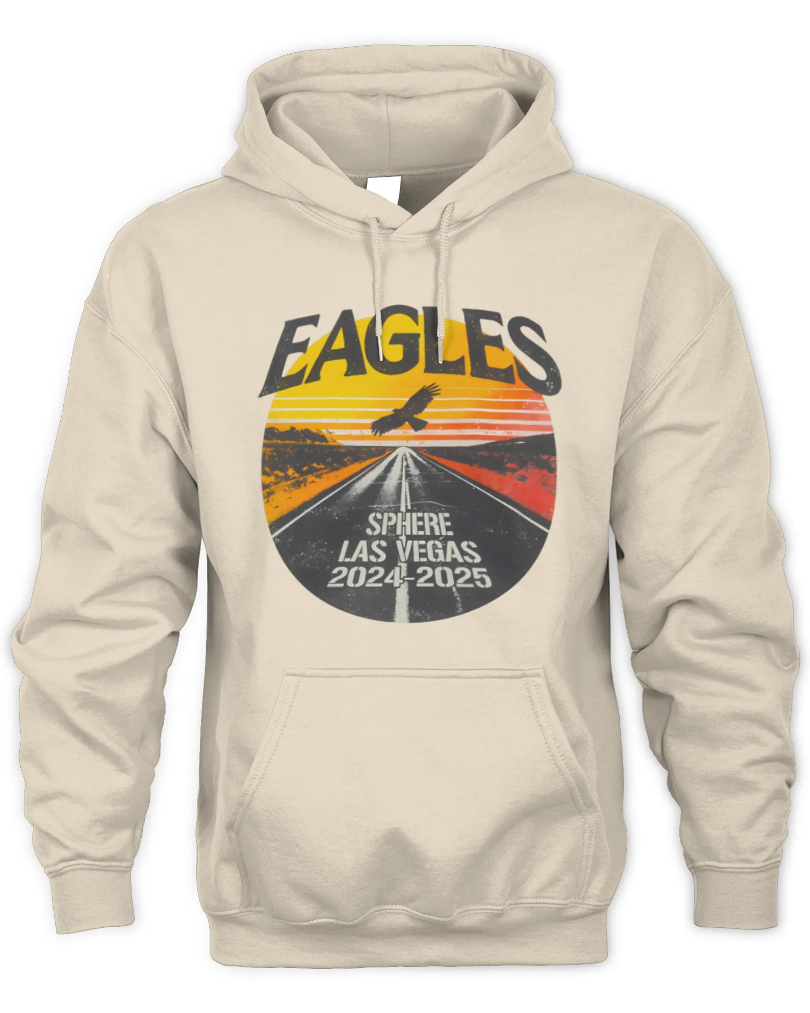 Hoodie Eagles Band Merch Sphere 2024 2025 Sunse, Premium Hoodie - Image 3