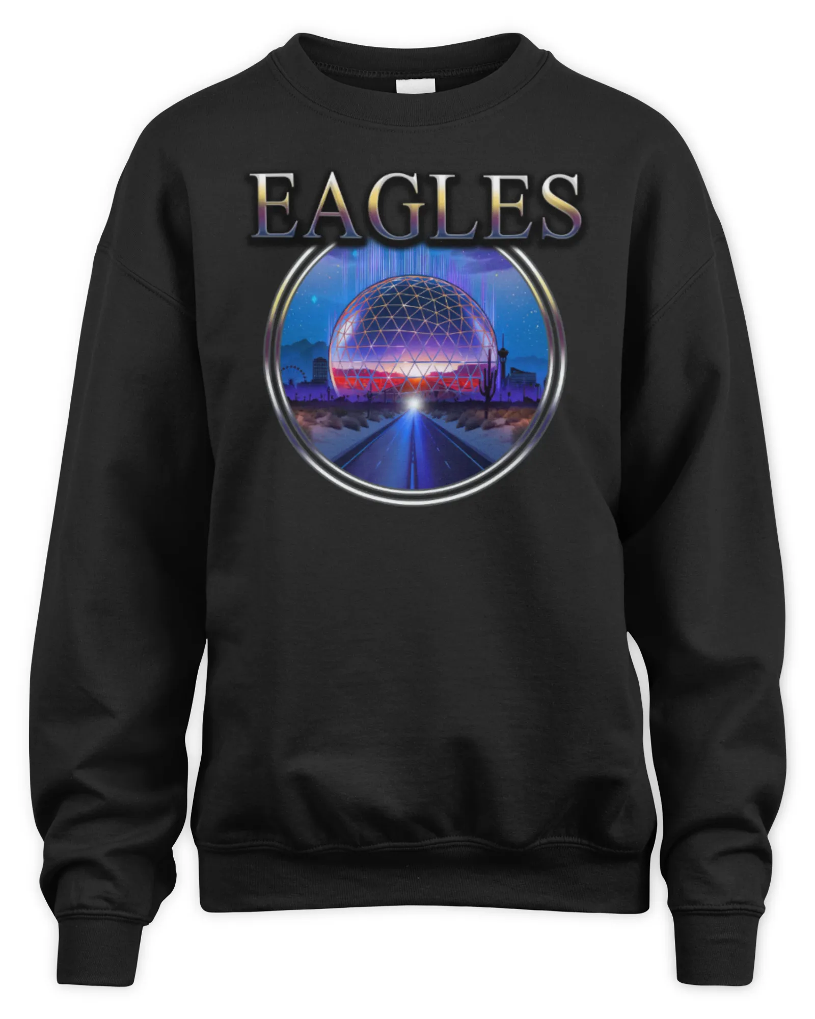 Sweatshirt Official Eagles Band Merch Sphere, Premium Sweaer