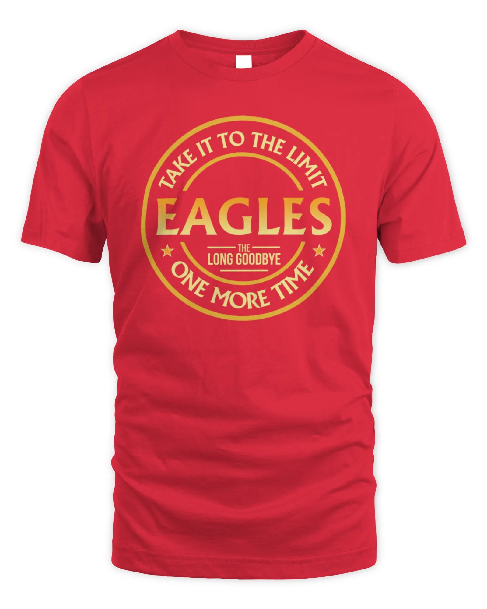 T-Shirt Eagles Band Merch Take It To The Limit The Long Goodbye Tour 2024