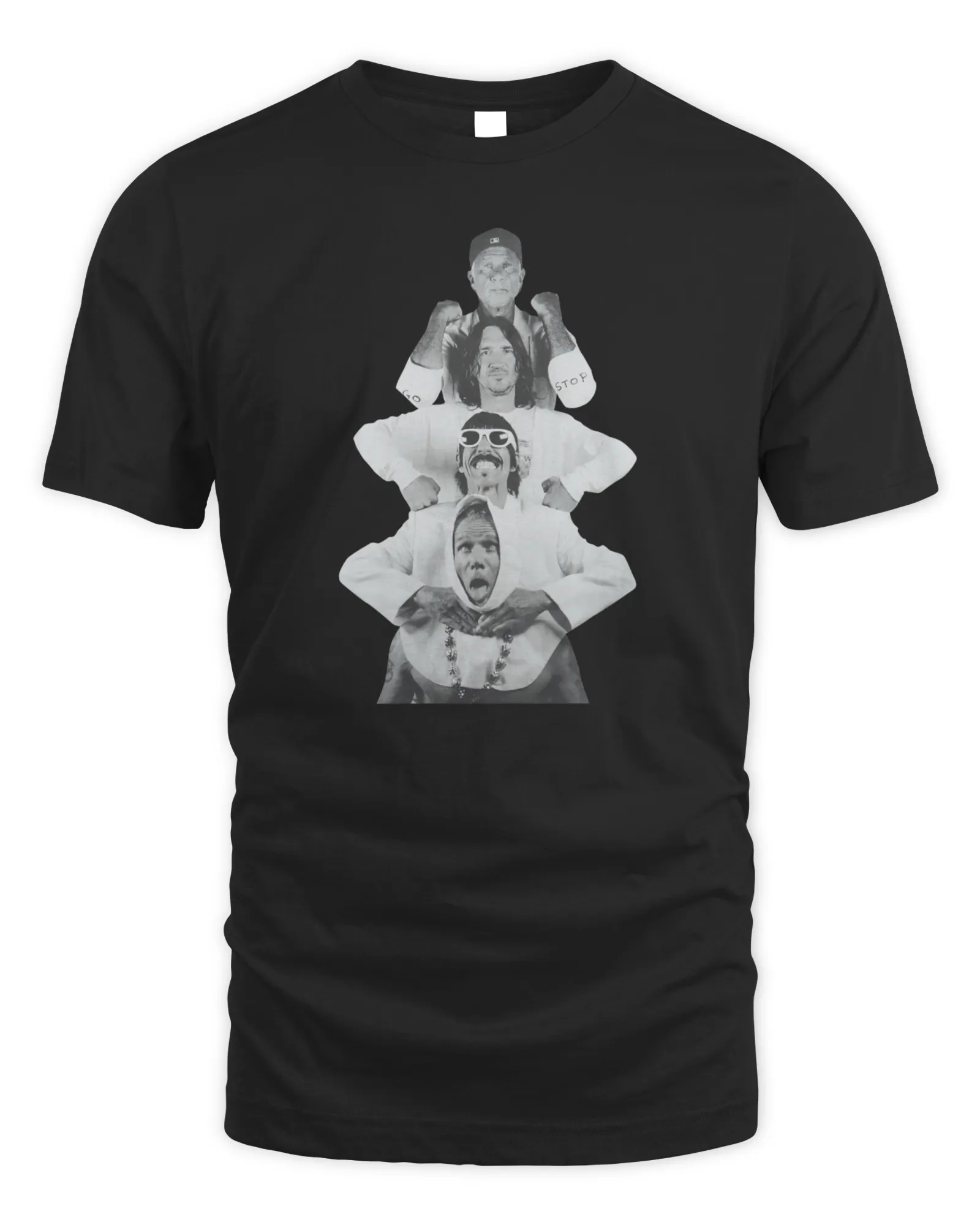 T-Shirt Red Hot Chili Peppers Tour Merch 2023 Four Wise Men