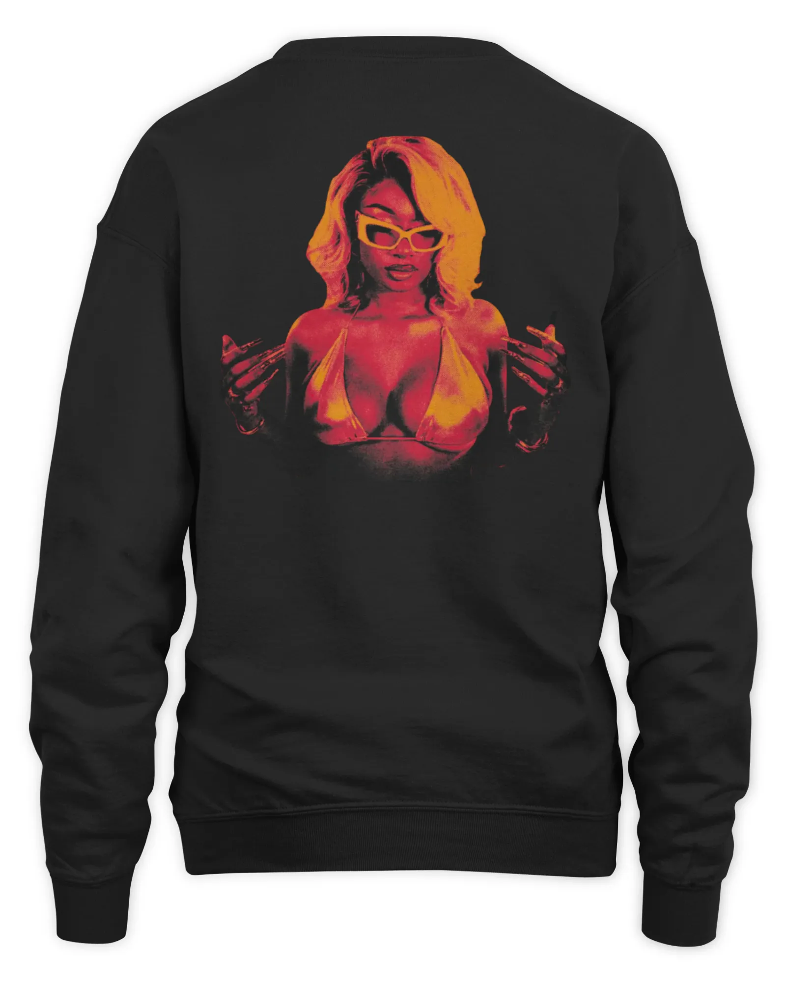 Sweatshirt Megan Thee Stallion Official Merch Hot Girl Summer Tour Red, Premium Sweaer
