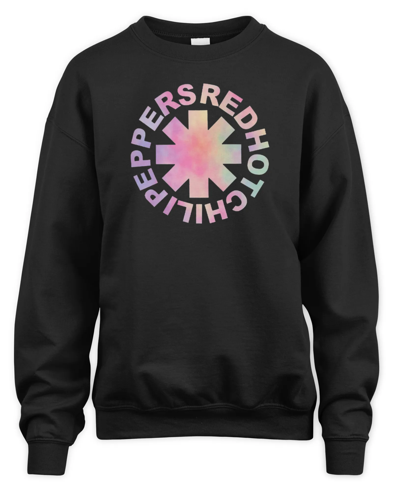 Sweatshirt Red Hot Chili Peppers Tour Merch 2024 Rainbow Asterisk, Premium Sweaer