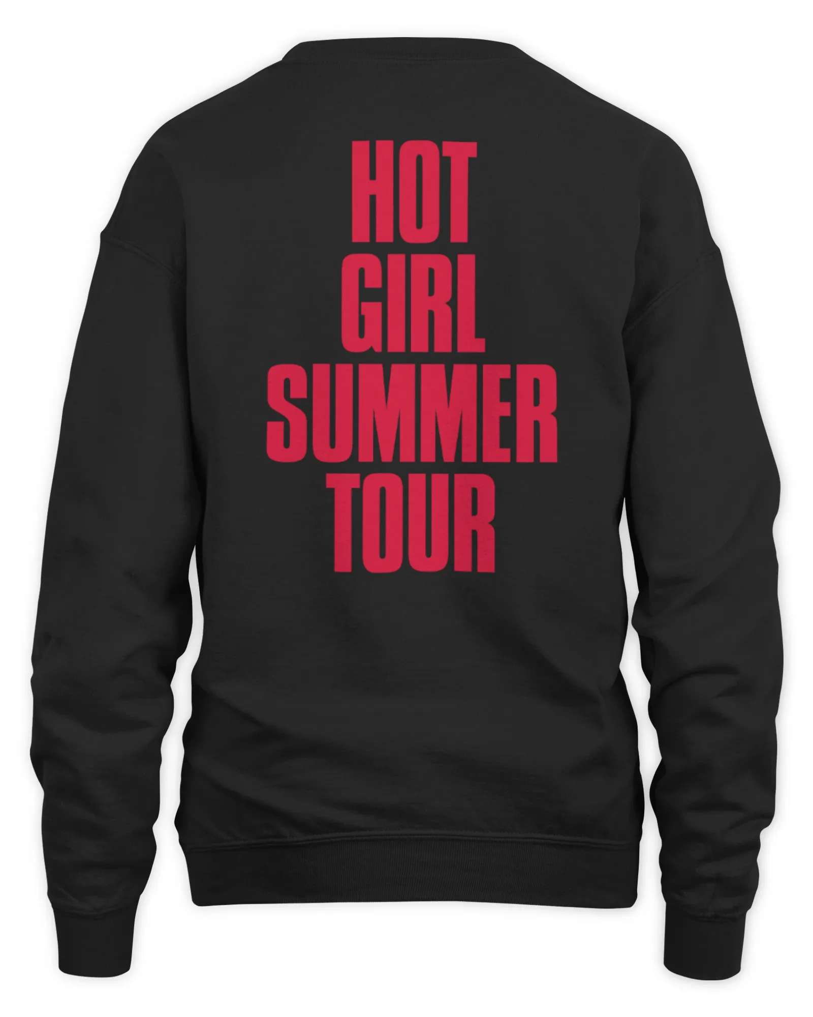 Sweatshirt Megan Thee Stallion Hot Girl Summer Tour 2024 Red, Premium Sweaer