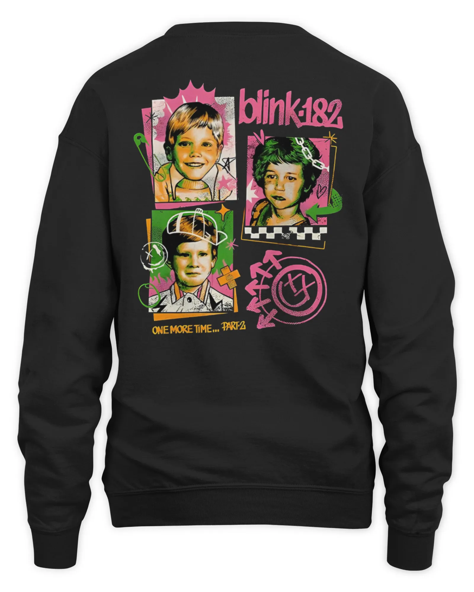 Sweatshirt Official Blink-182 Merch One More Time Part 2, Premium Sweaer