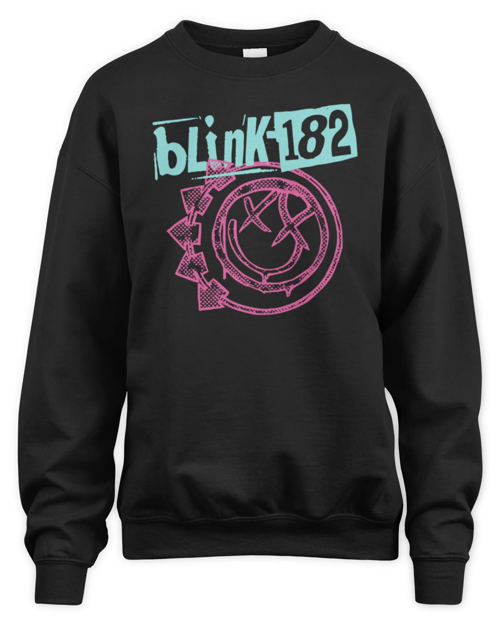 Sweatshirt Blink-182 Official Merch Store Smiley 2024, Premium Sweaer