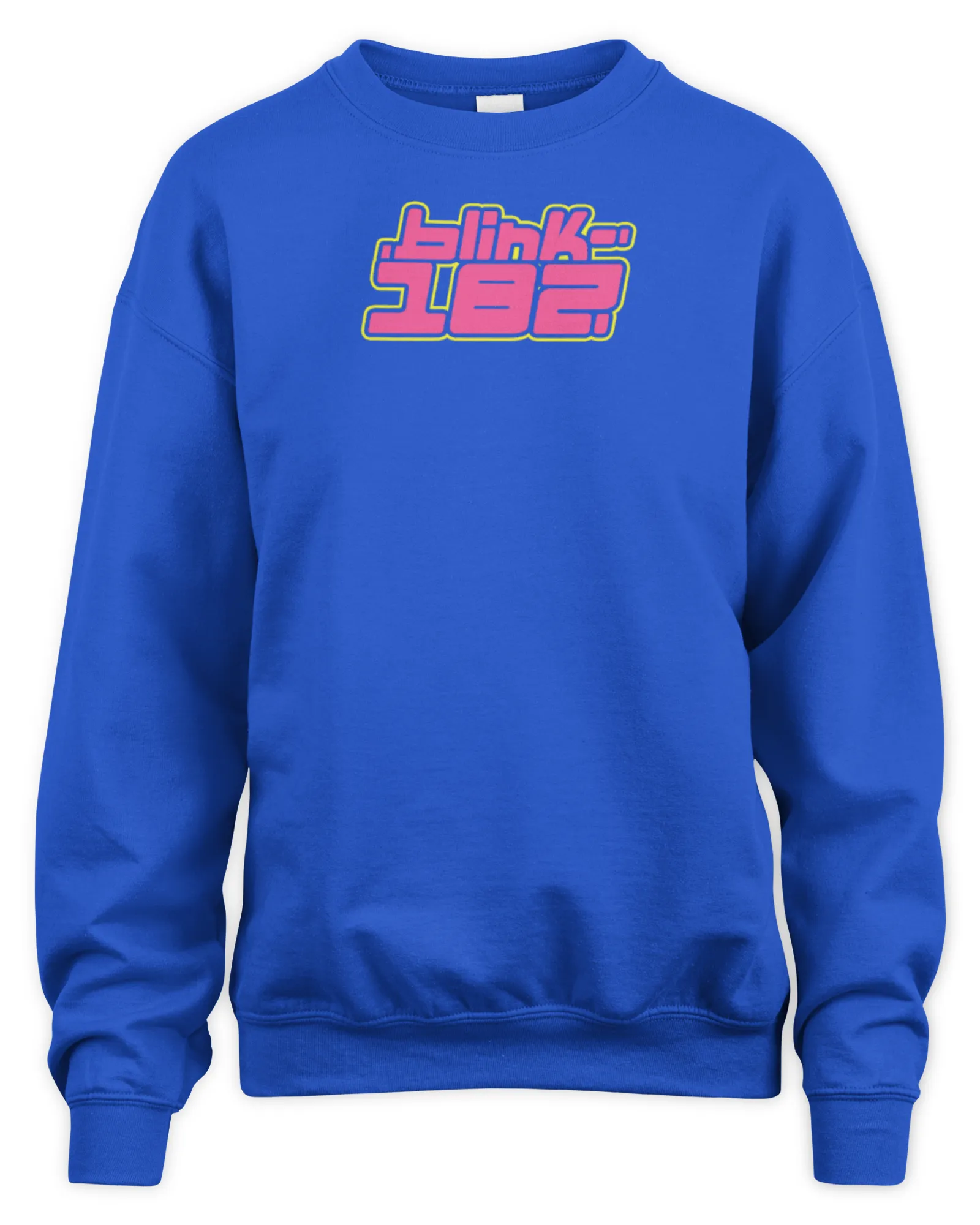 Sweatshirt Blink-182 Official Merch Store Blue Logo, Premium Sweaer