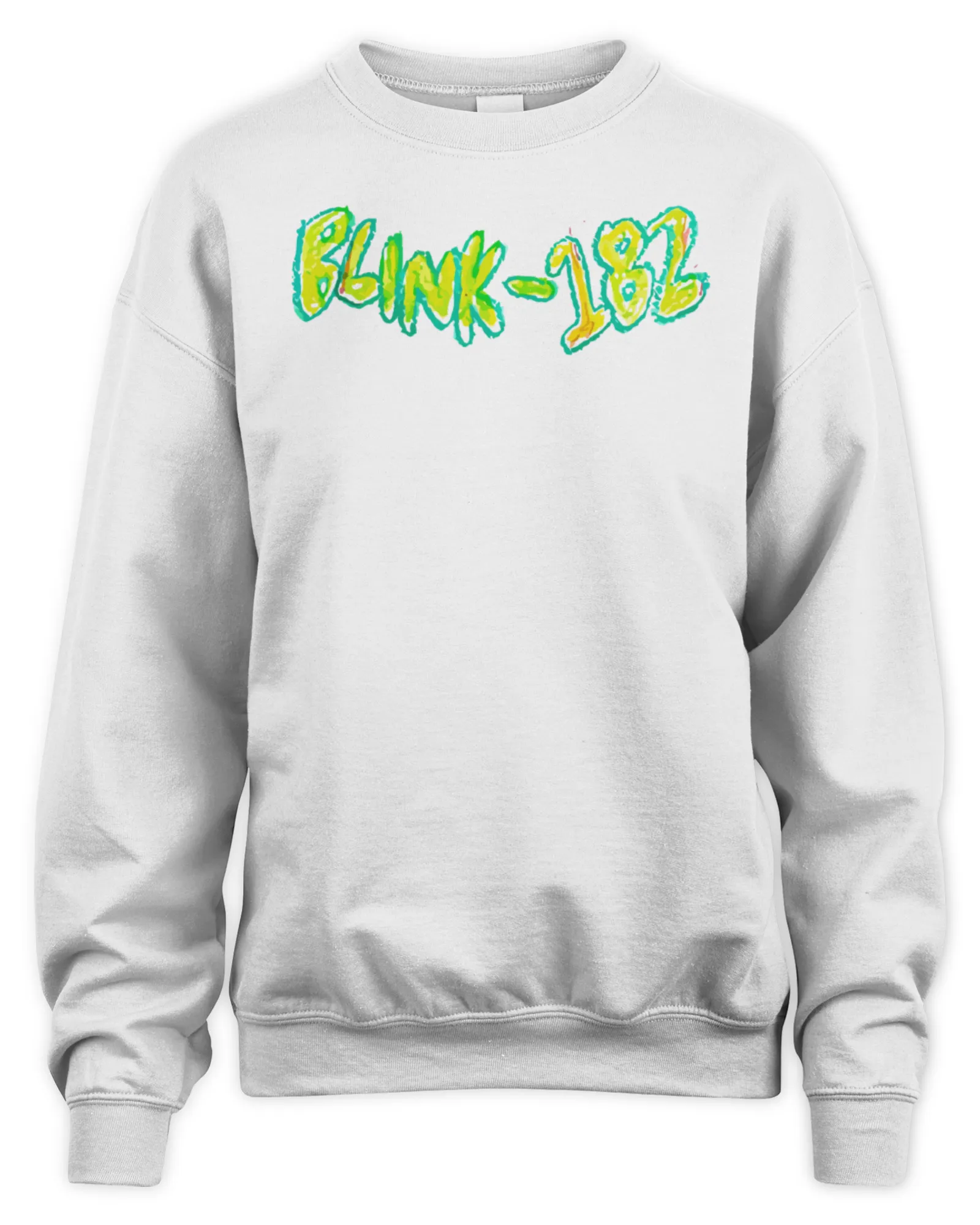 Sweatshirt Blink-182 Official Merch Store One More Time Smiley Sketch, Premium Sweaer