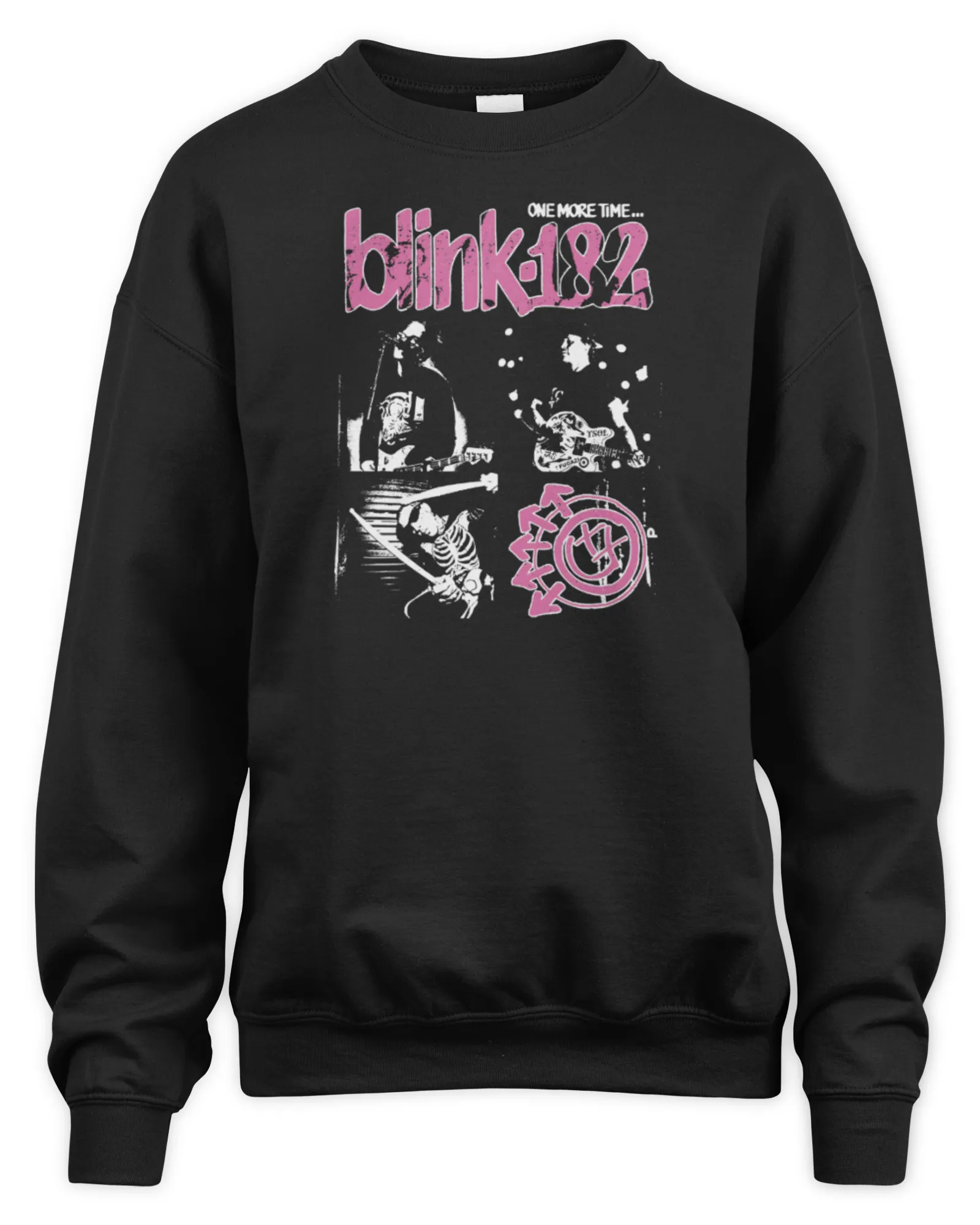 Sweatshirt Blink-182 Official Merch Store One More Time Photo, Premium Sweaer
