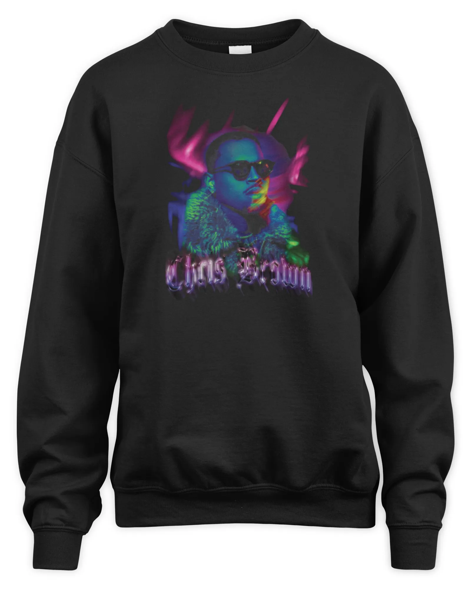 Sweatshirt Chris Brown Store Merch Northern Lights, Premium Sweaer