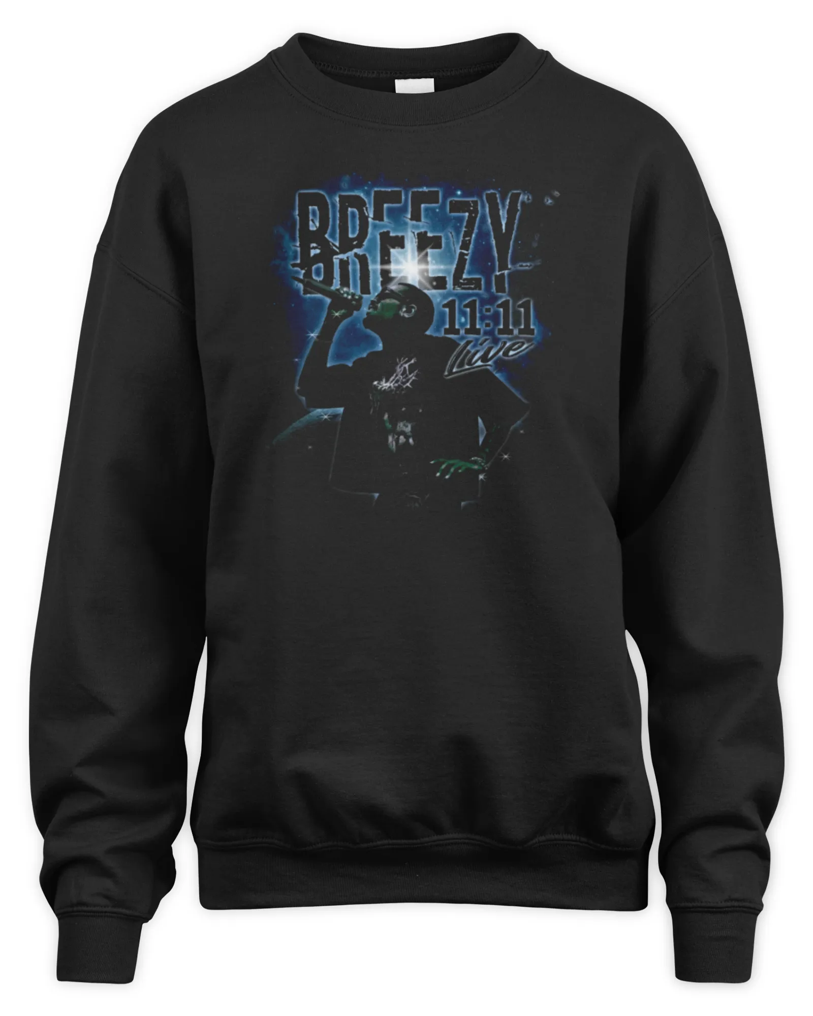 Sweatshirt Chris Brown Store Merch Live In Space, Premium Sweaer