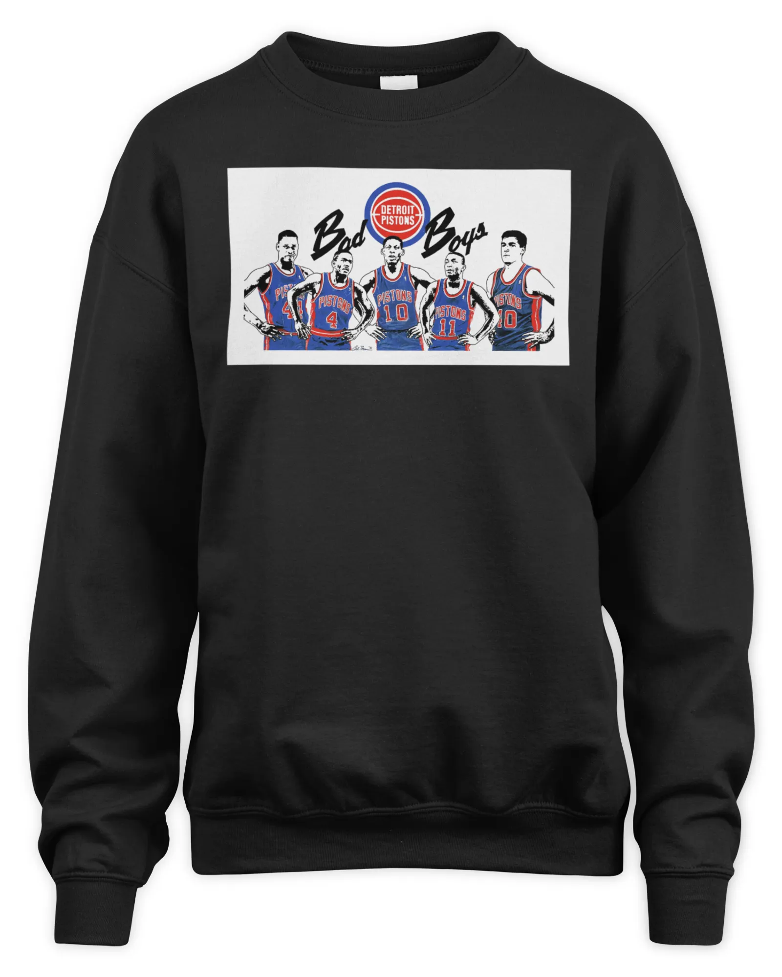 Sweatshirt Detroit Piston Bad Boys T Chris Brown, Premium Sweaer