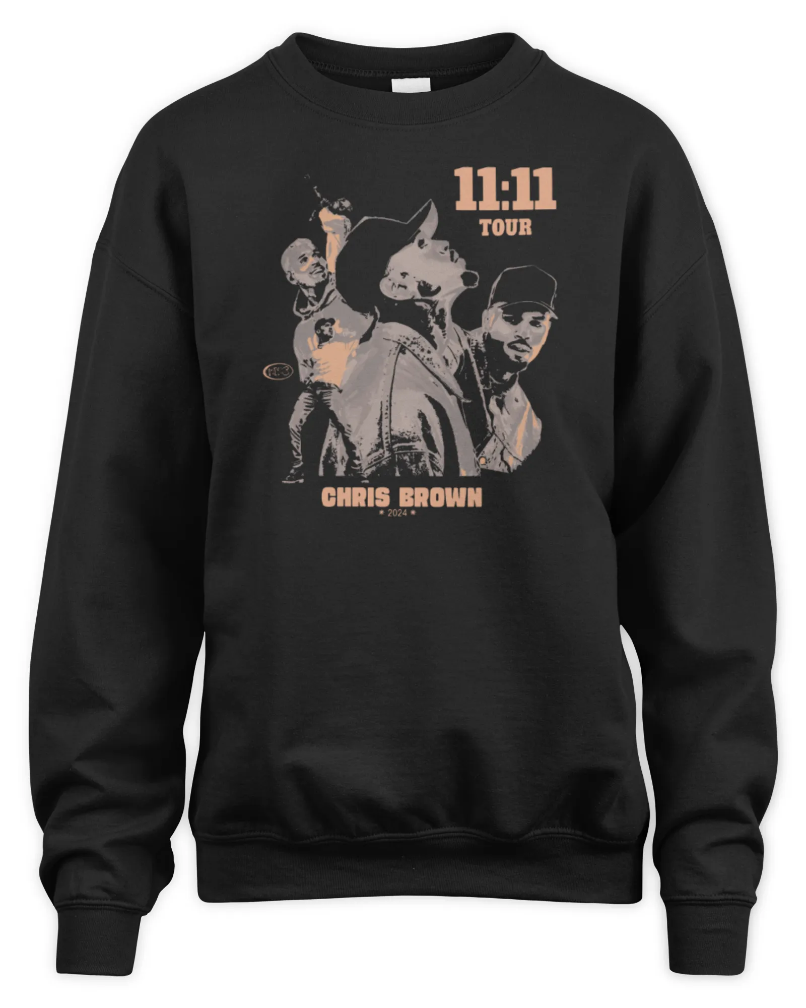 Sweatshirt Chris Brown Tour 2024 Graphic, Premium Sweaer