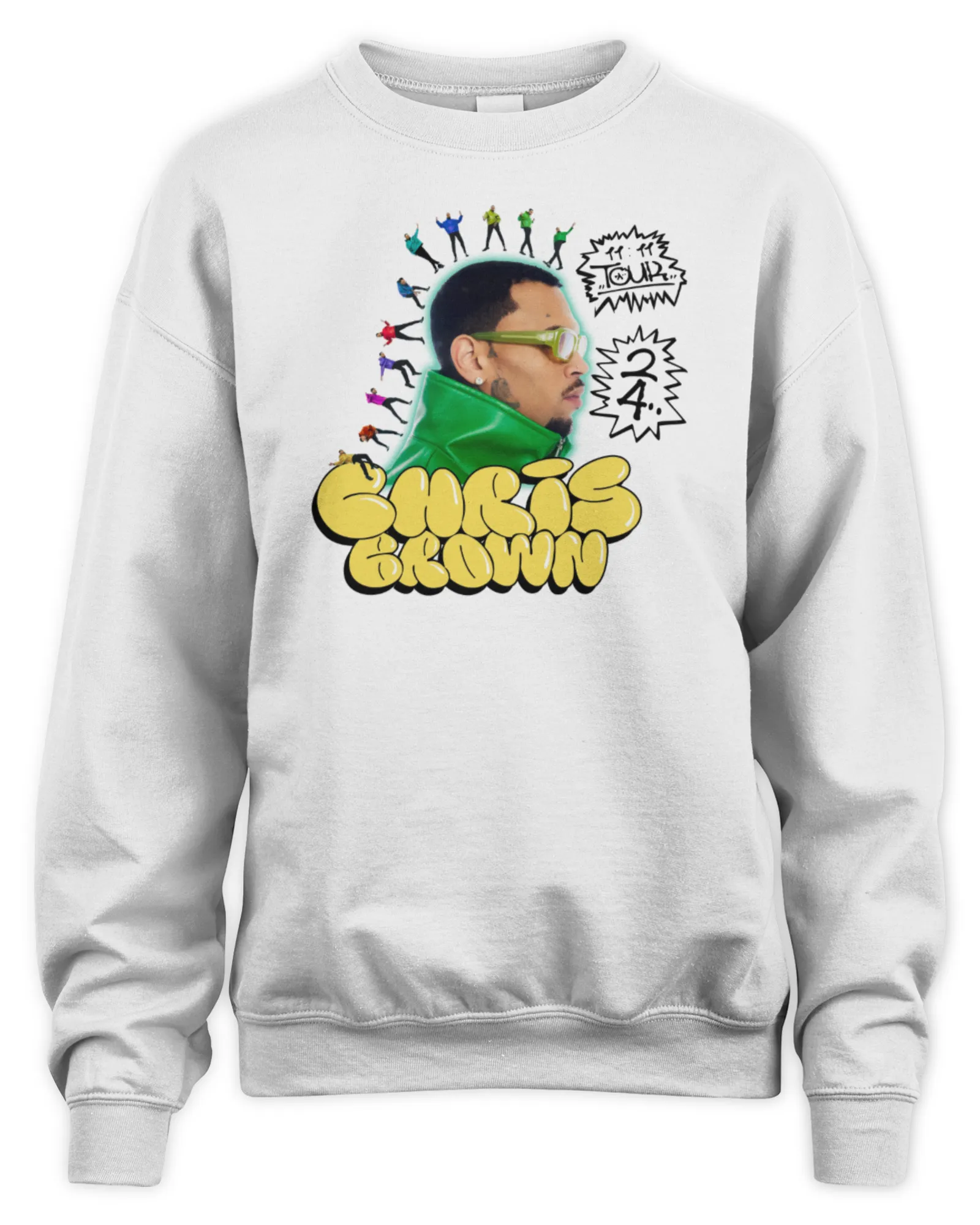 Sweatshirt Chris Brown Tour Merch 11 11 Tour 2024, Premium Sweaer