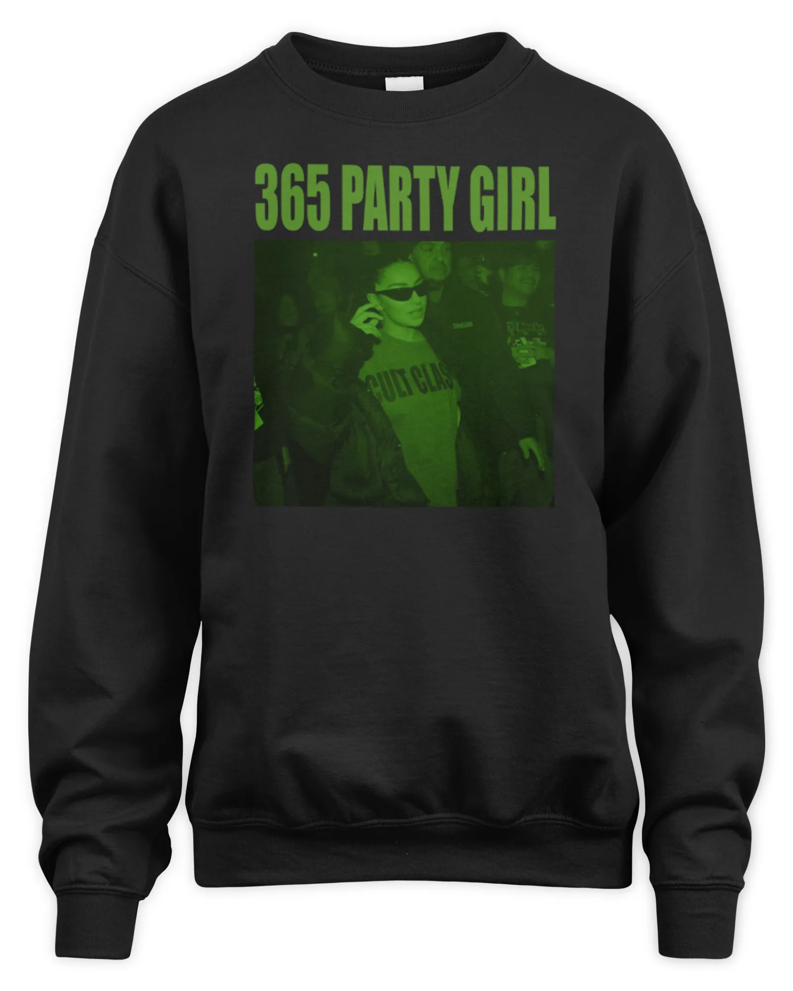Sweatshirt Charli Xcx Merch Store 365 Party Girl Graphic, Premium Sweaer