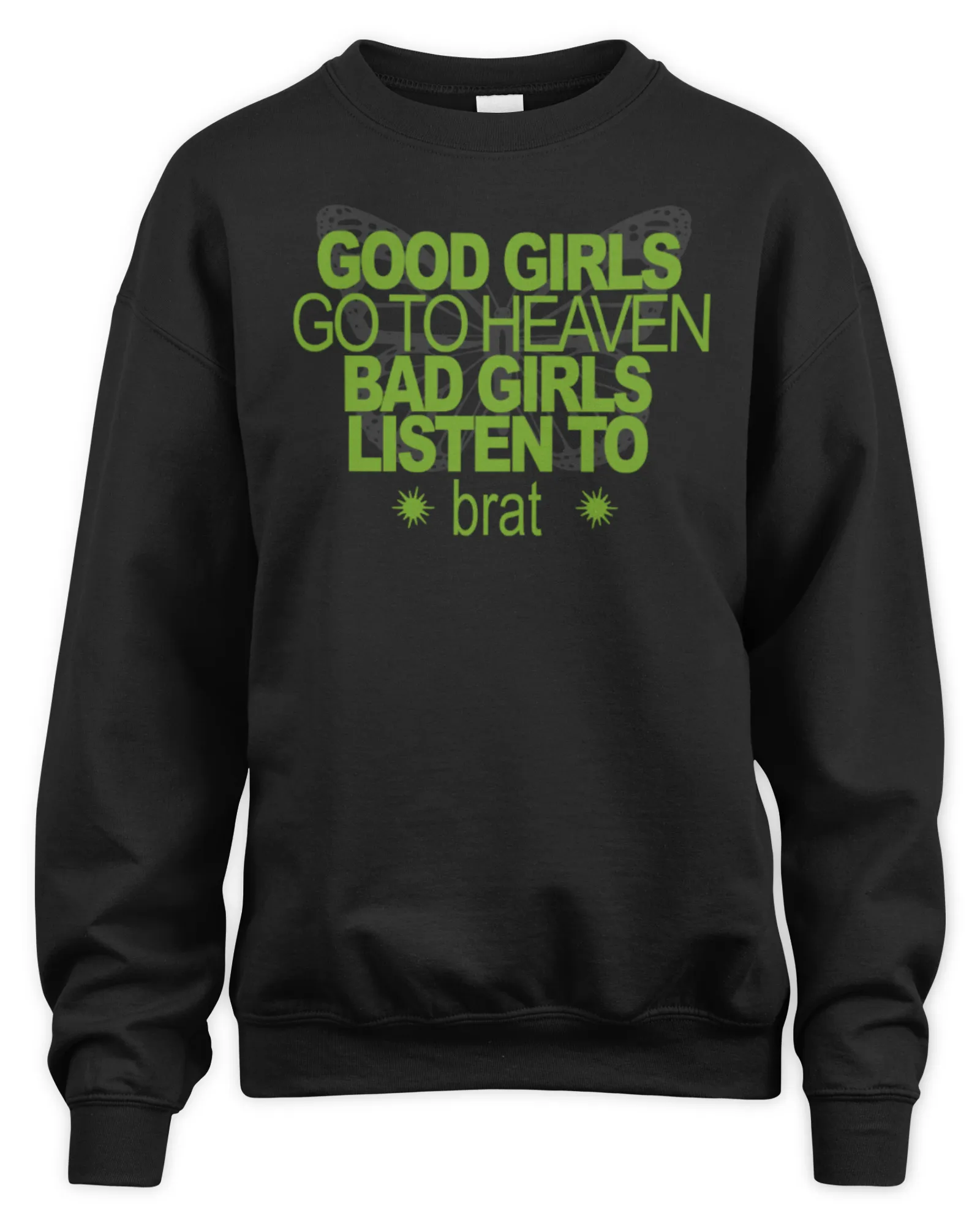 Sweatshirt Charli Xcx Merch Store Good Girls Brat, Premium Sweaer