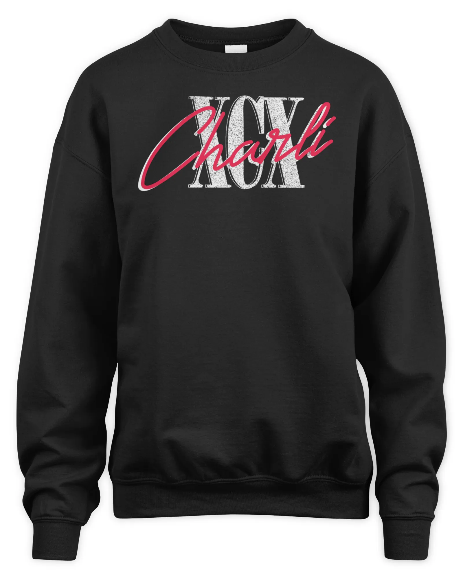 Sweatshirt Charli Xcx Merch Puff Logo, Premium Sweaer