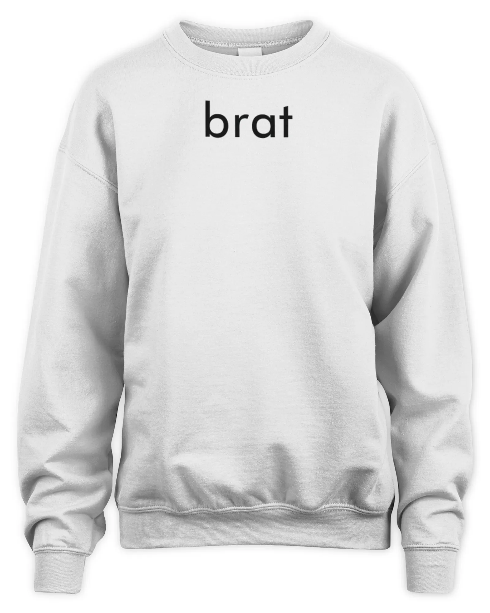 Sweatshirt Charli Xcx Brat Album Logo, Premium Sweaer