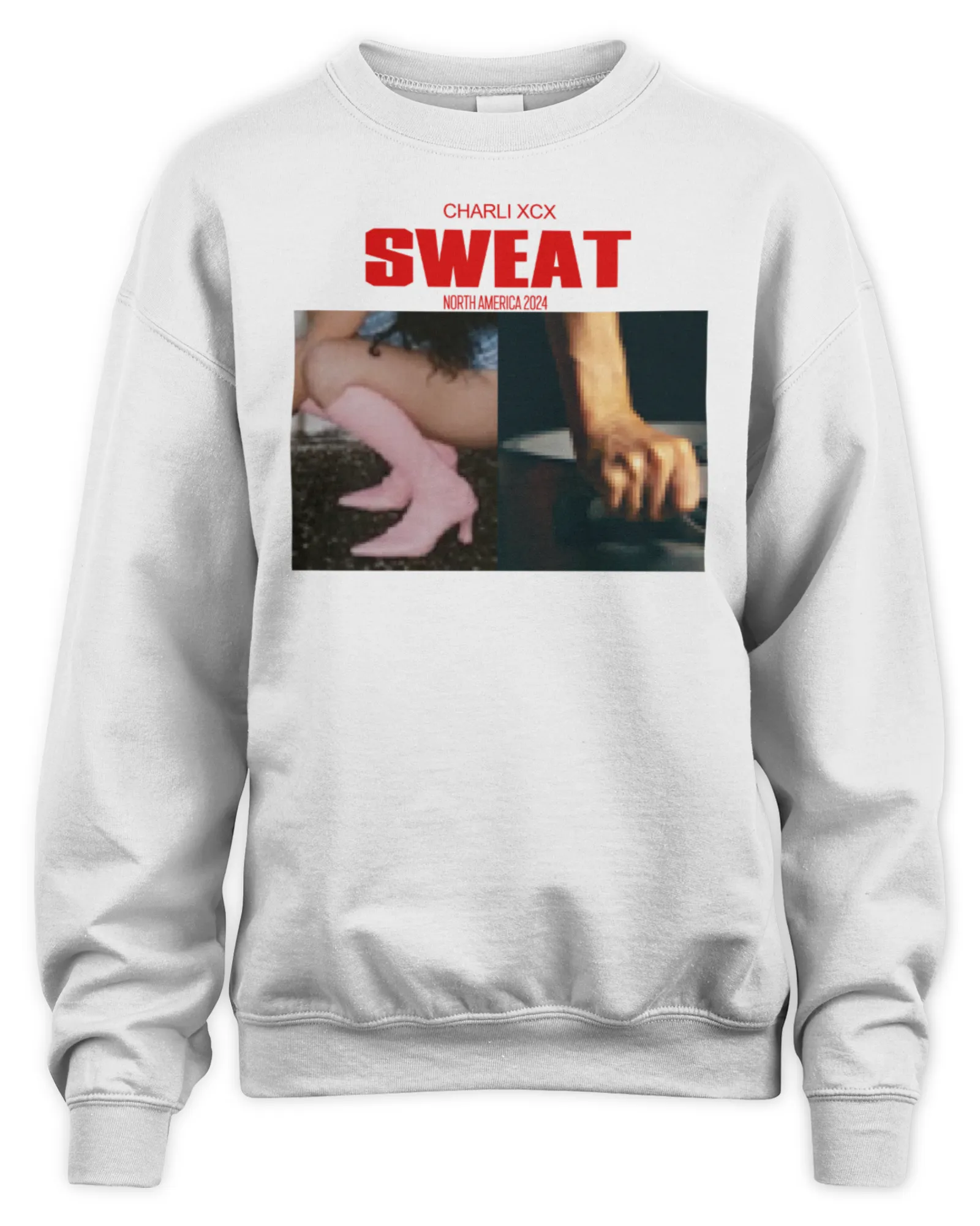 Sweatshirt Charli Xcx Tour Merch 2024 North America Sweat Tour, Premium Sweaer