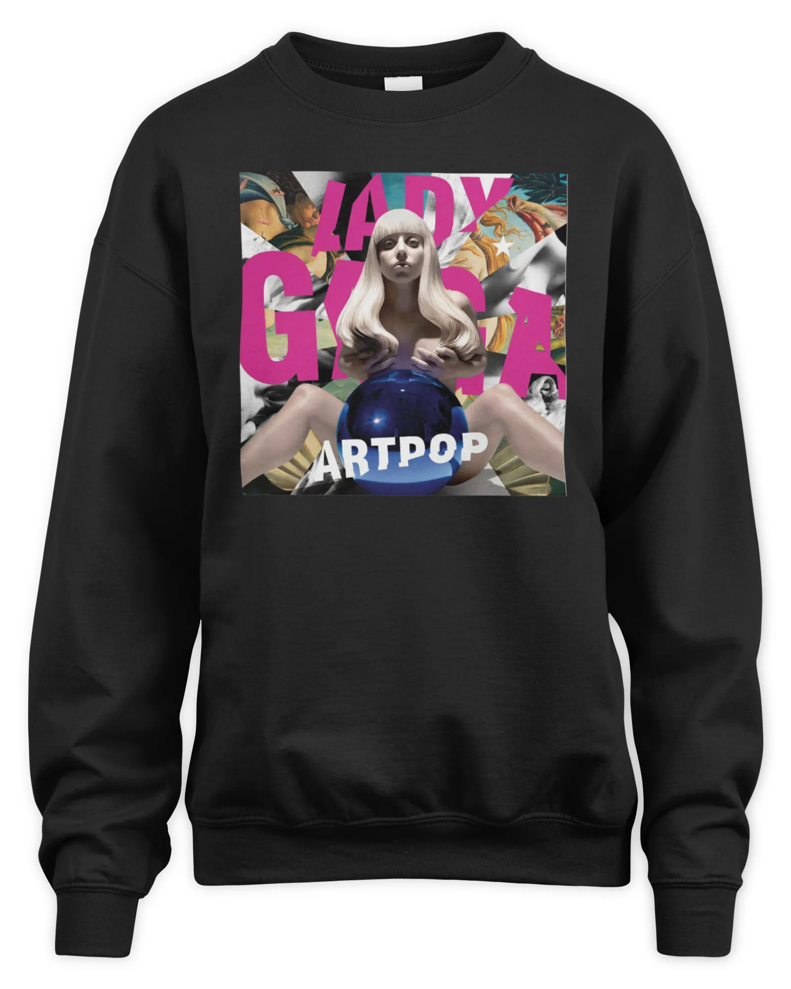 Sweatshirt Shop Lady Gaga Merch Artpop Album Cover, Premium Sweaer