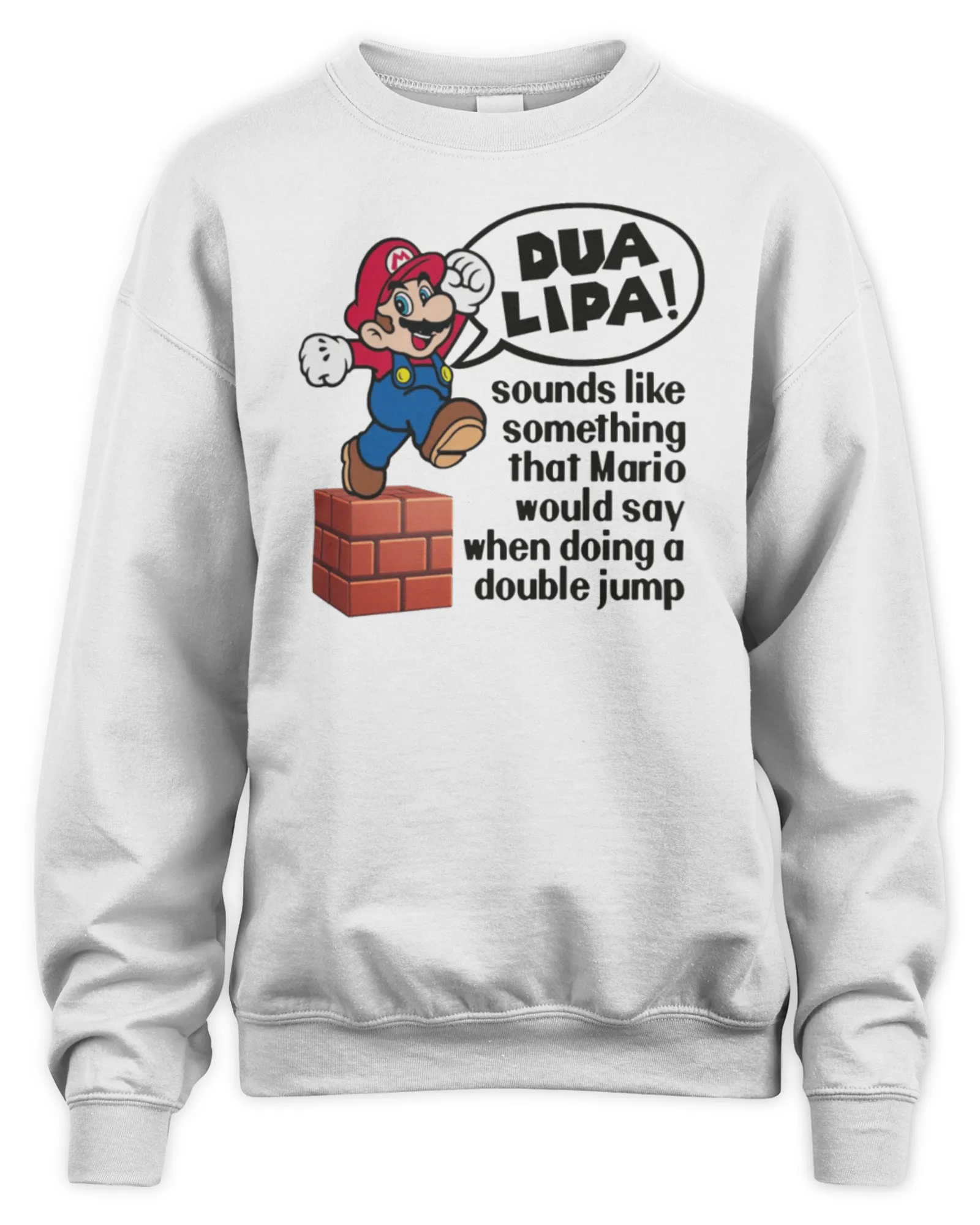 Sweatshirt Goods Apparel Super Mario Dua Lipa, Premium Sweaer