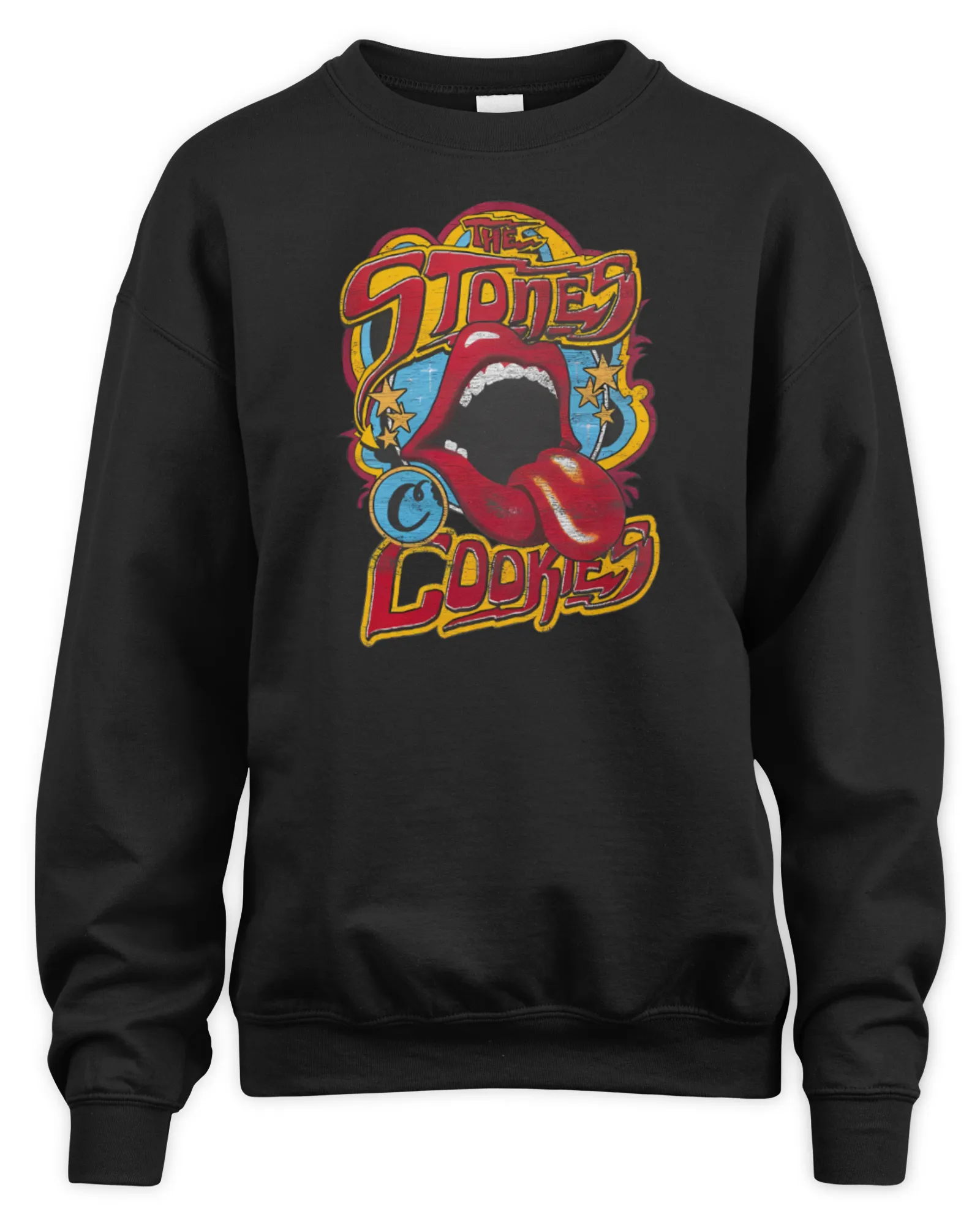 Sweatshirt The Rolling Stones Merch Store The Rolling Stones x Cookies The Stones, Premium Sweaer