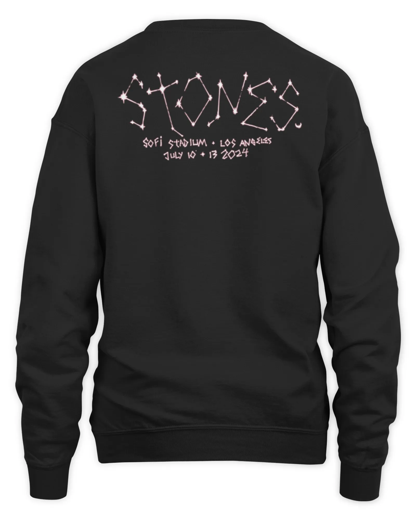 Sweatshirt Los Angeles, Ca 2024 The Rolling Stones, Premium Sweaer