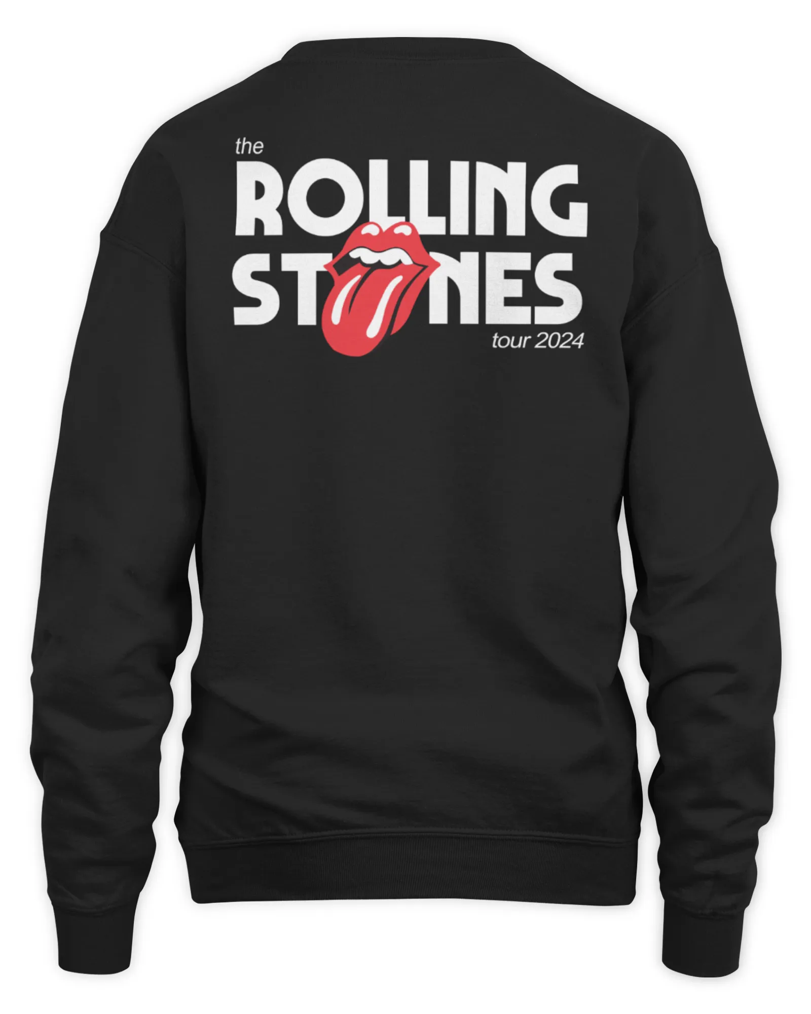 Sweatshirt The Rolling Stones Hackney Diamonds Tour 2024 Logo, Premium Sweaer