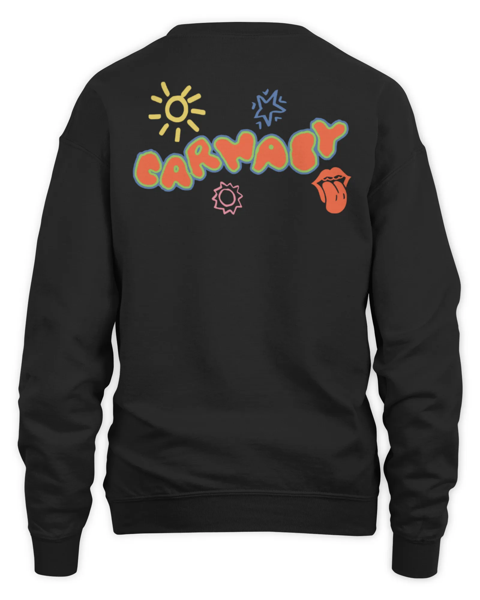 Sweatshirt The Rolling Stones x RS No 9 Stone Rainbow Tongue Logo, Premium Sweaer